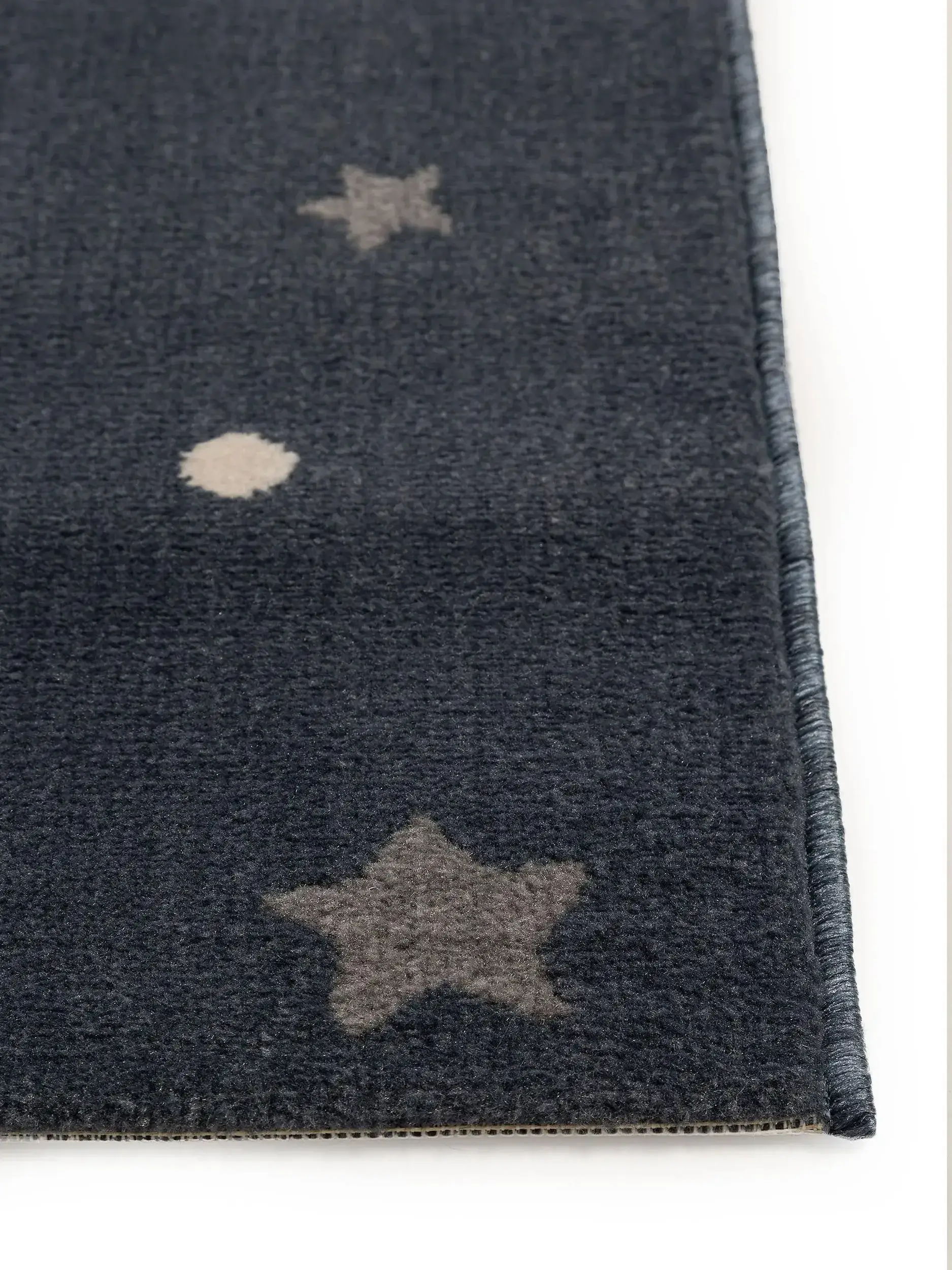 Teppich aus 100% Polypropylen in Blau mit 100% Polypropylen hohem Flor von Lytte
