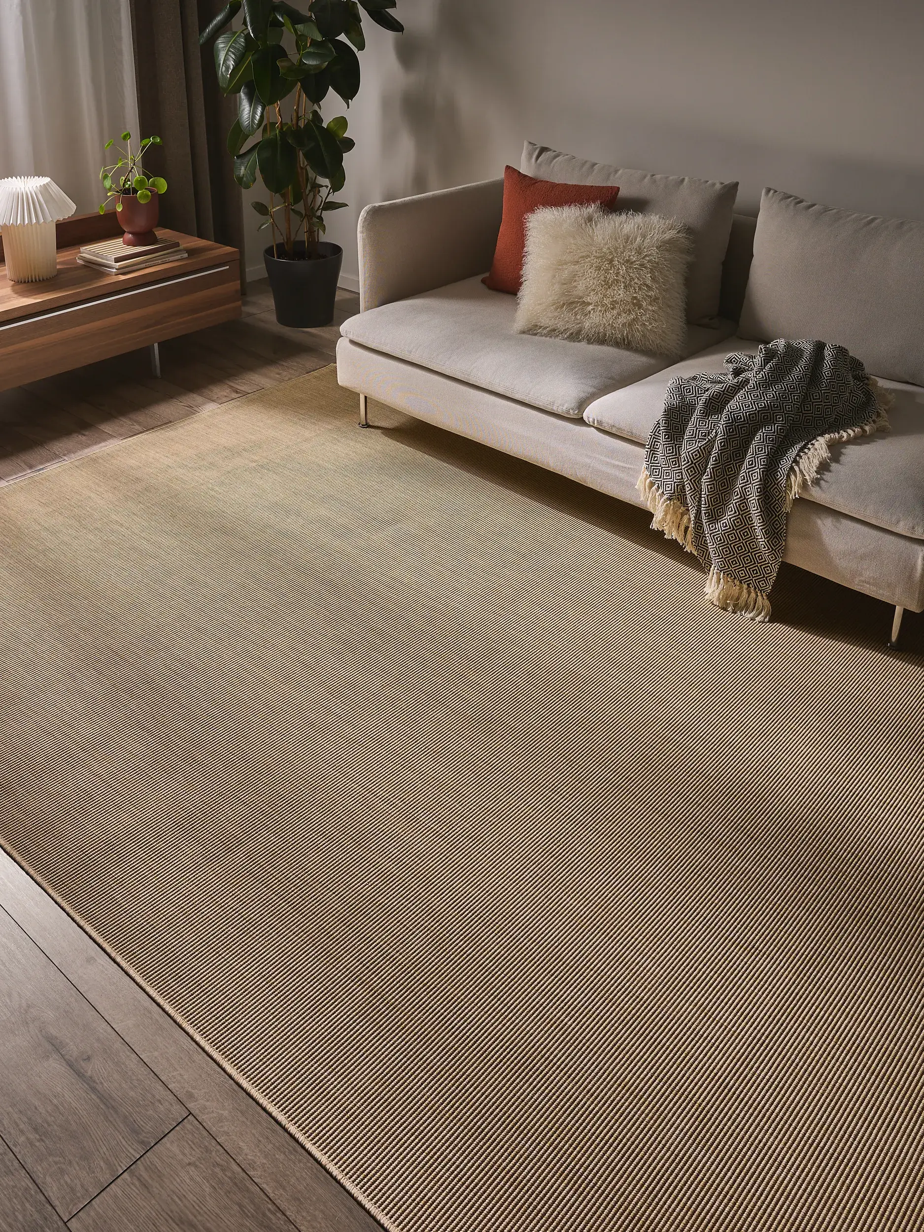 Tapis Metro en 100% Polypropylène en Beige de benuta nest