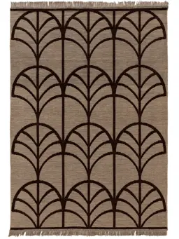 Jute-teppe Bailey Beige/brun
