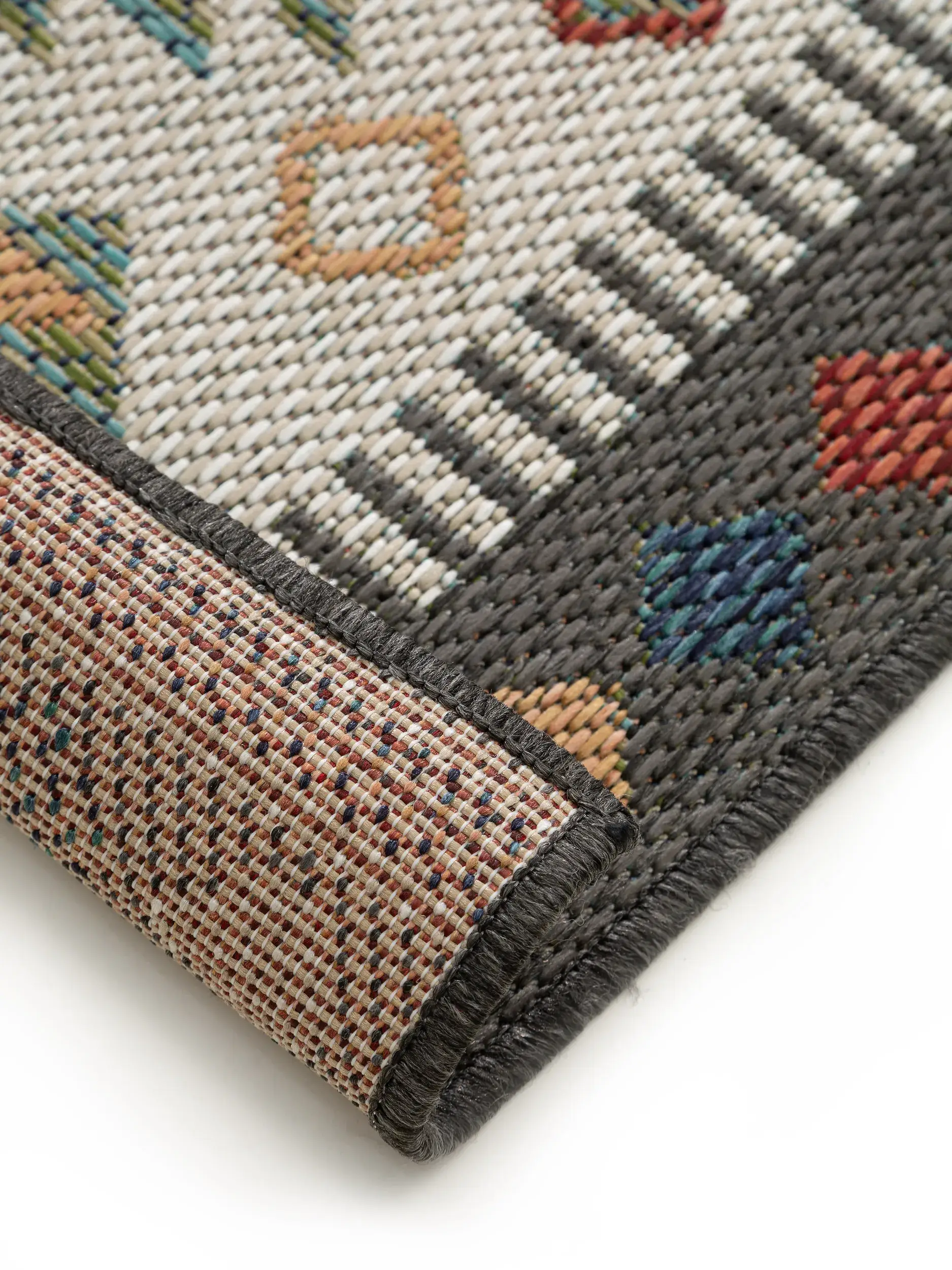 Rug made of 100% Polypropylen in Rot with a 100% Polypropylen high pile by benuta Nest