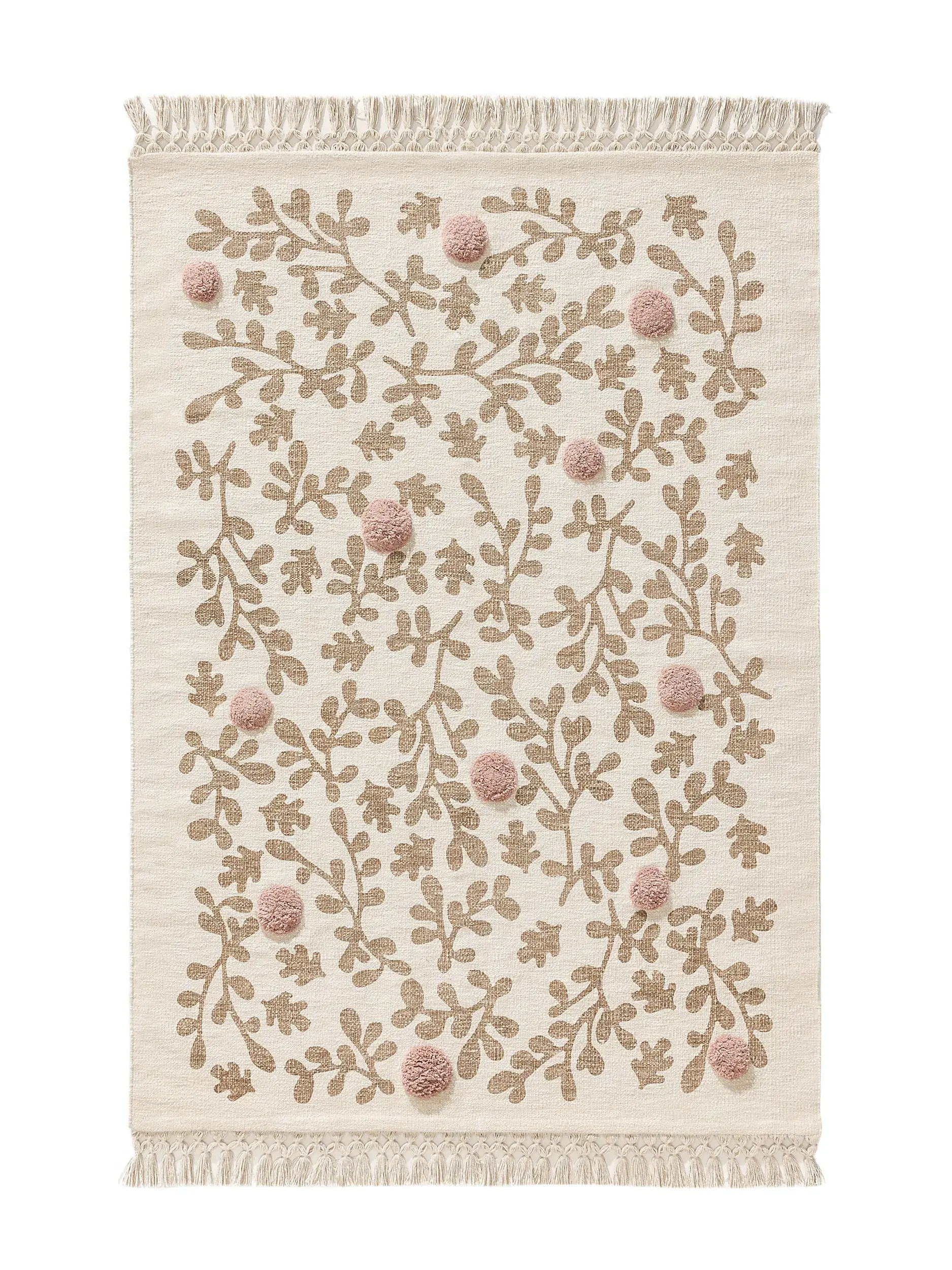 Kinderteppich Hana Cream/Rosa von 