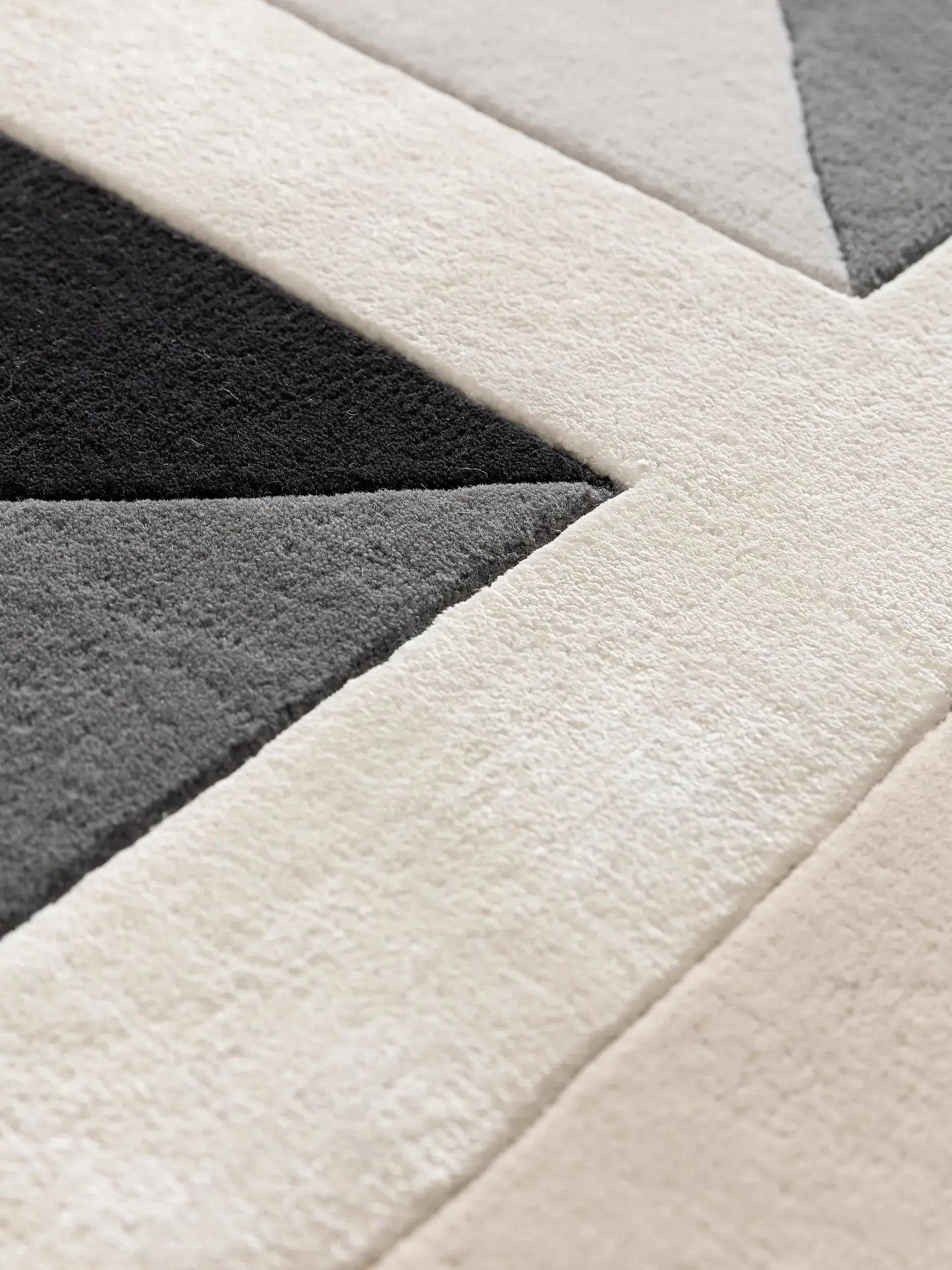 Teppe Sid av 60% Ull, 40% Lyocell (Tencel™) i Beige fra benuta Finest