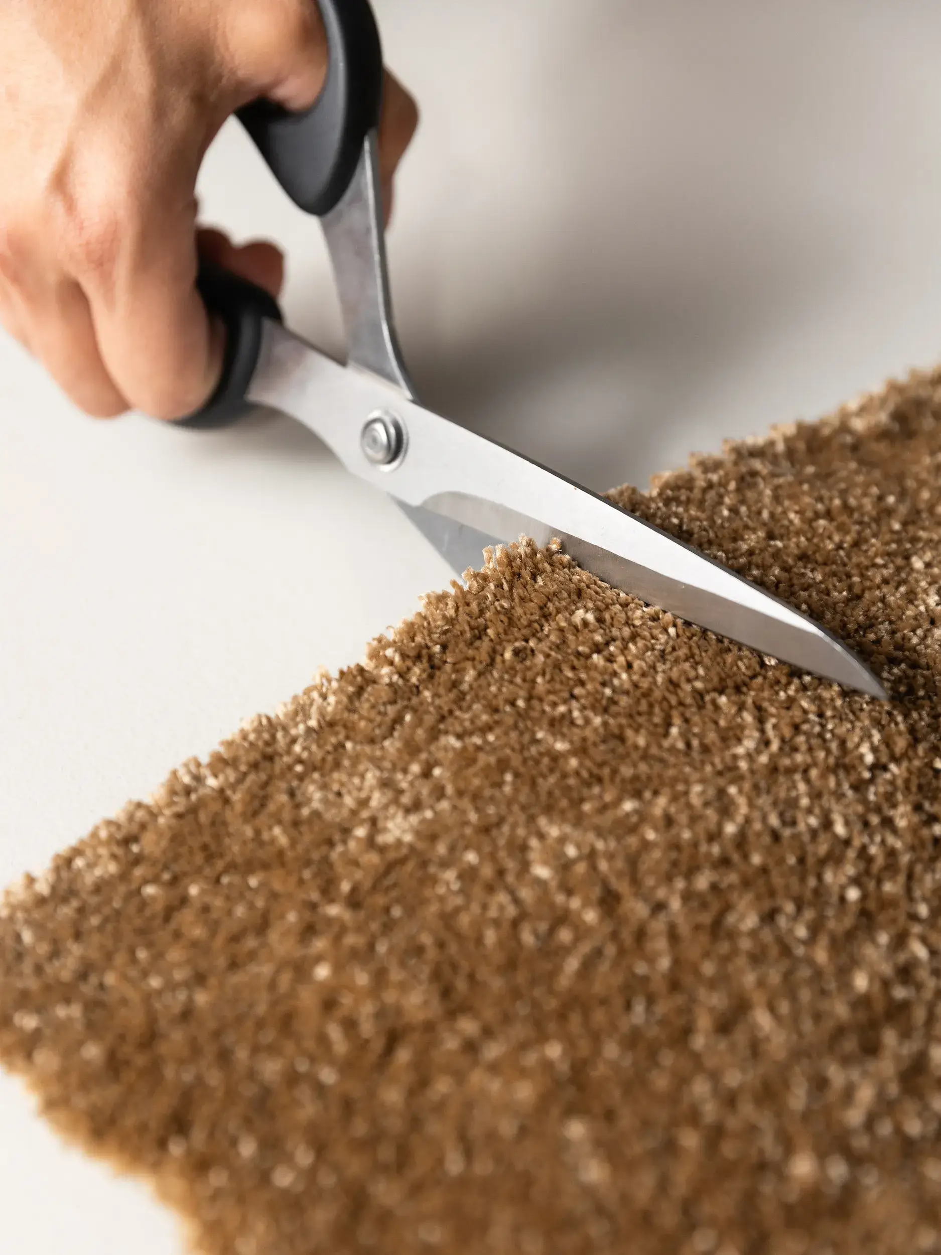 Teppe av 100% Polyester (30% recycelt) i Beige med 100% Polyester (30% recycelt) høy lugg fra benuta Nest