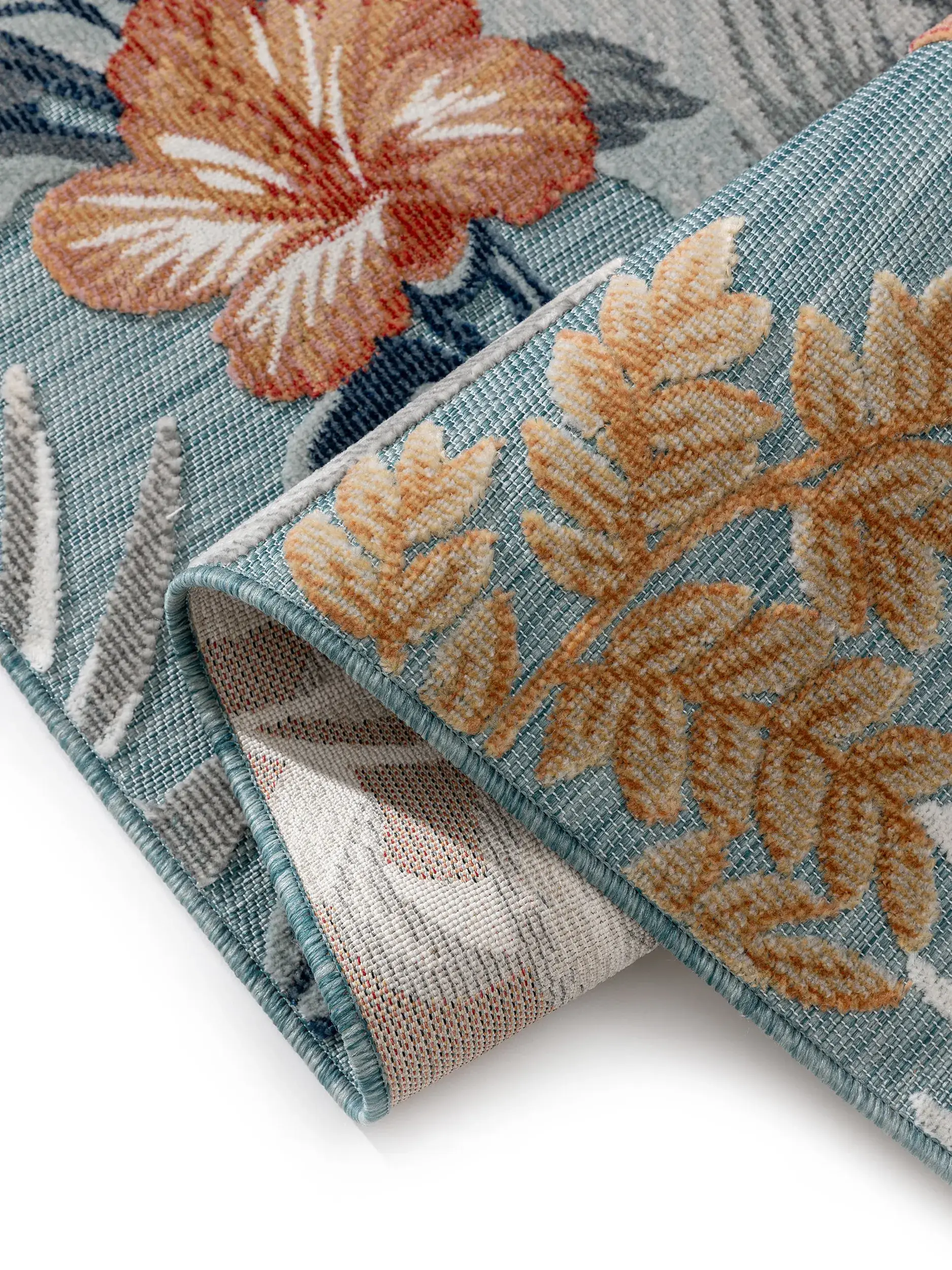 Rug made of 100% Polypropylen in Multicolour with a 100% Polypropylen high pile by benuta Basic