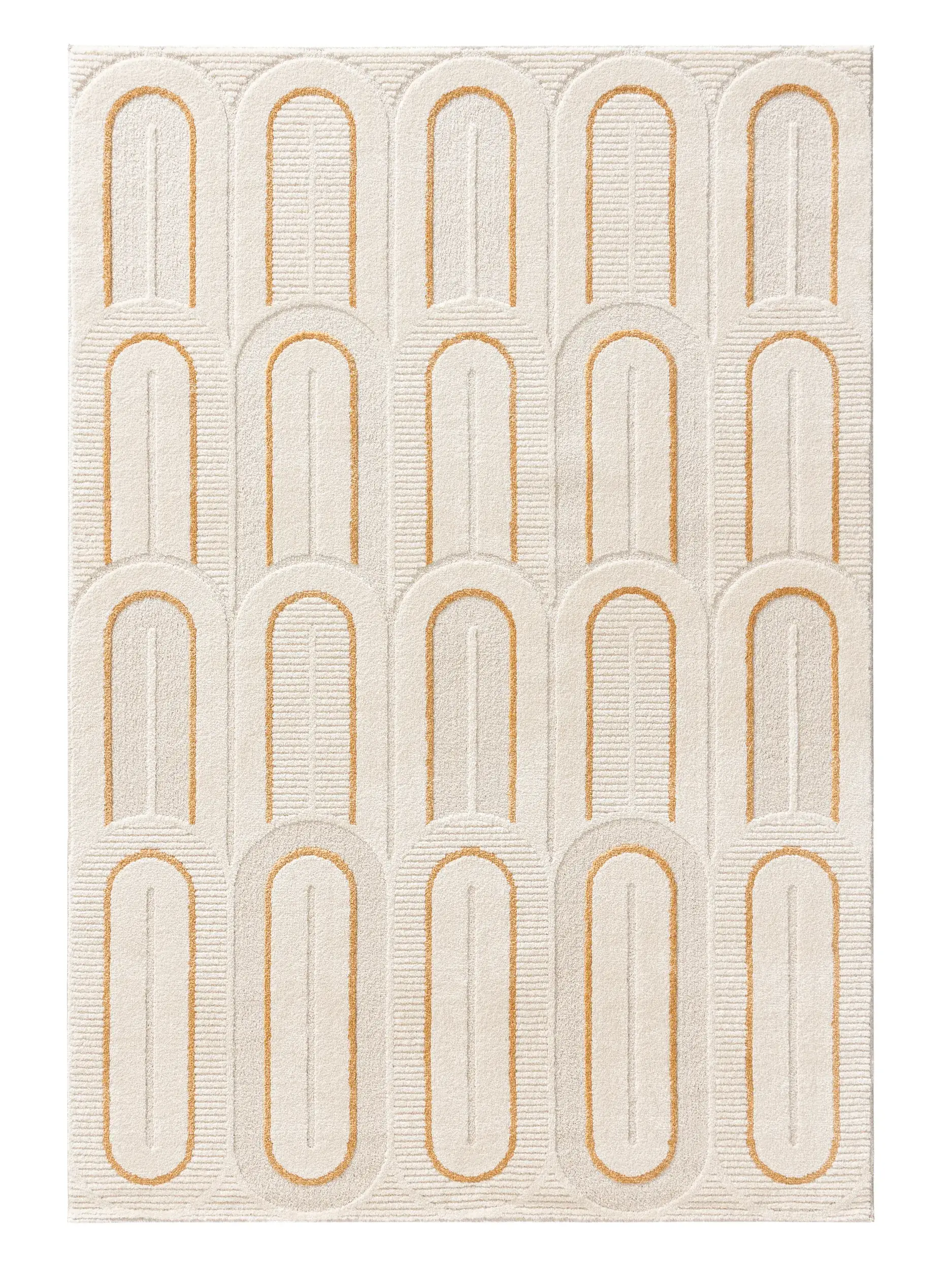 Alfombra de 80% Polipropileno, 20% Poliéster en Beige con un pelo de {{Placeholder_Pile Height}} de altura de benuta POP