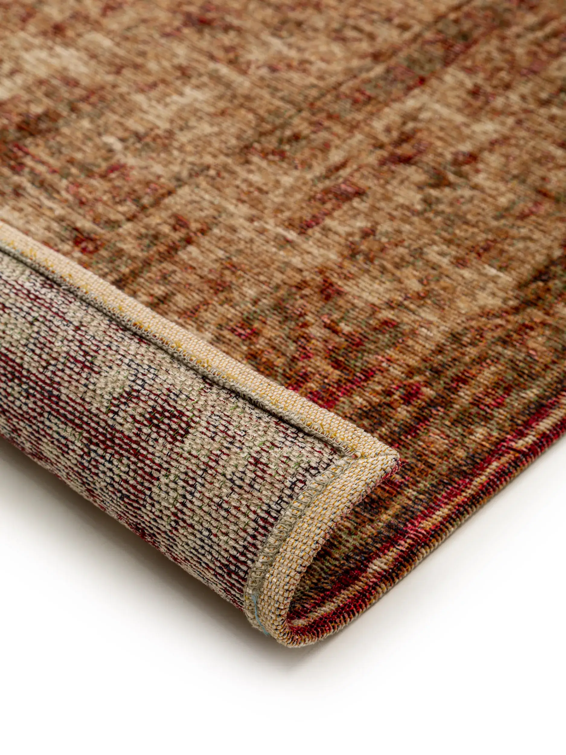 Alfombra de 79% Poliéster, 20% Algodón, 1% Látex en Beige con un pelo de {{Placeholder_Pile Height}} de altura de benuta POP