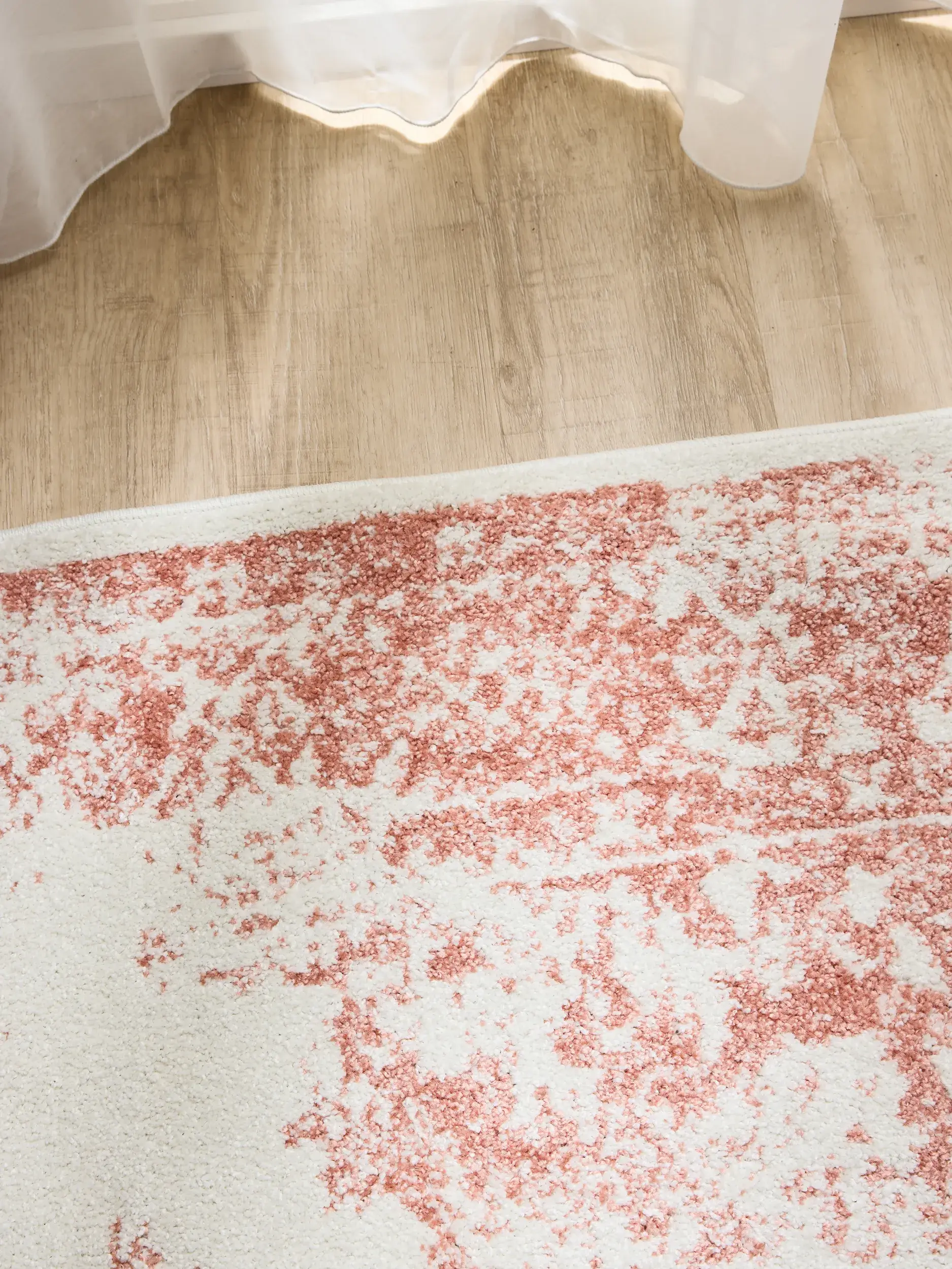 Rug made of 100% Polypropylen in Beige with a 100% Polypropylen high pile by benuta Basic