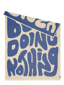 Baumwolldecke Jacky Blau