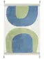 Kinderteppich Ruby Blau/Grün