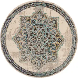 Round Rug Casa Beige