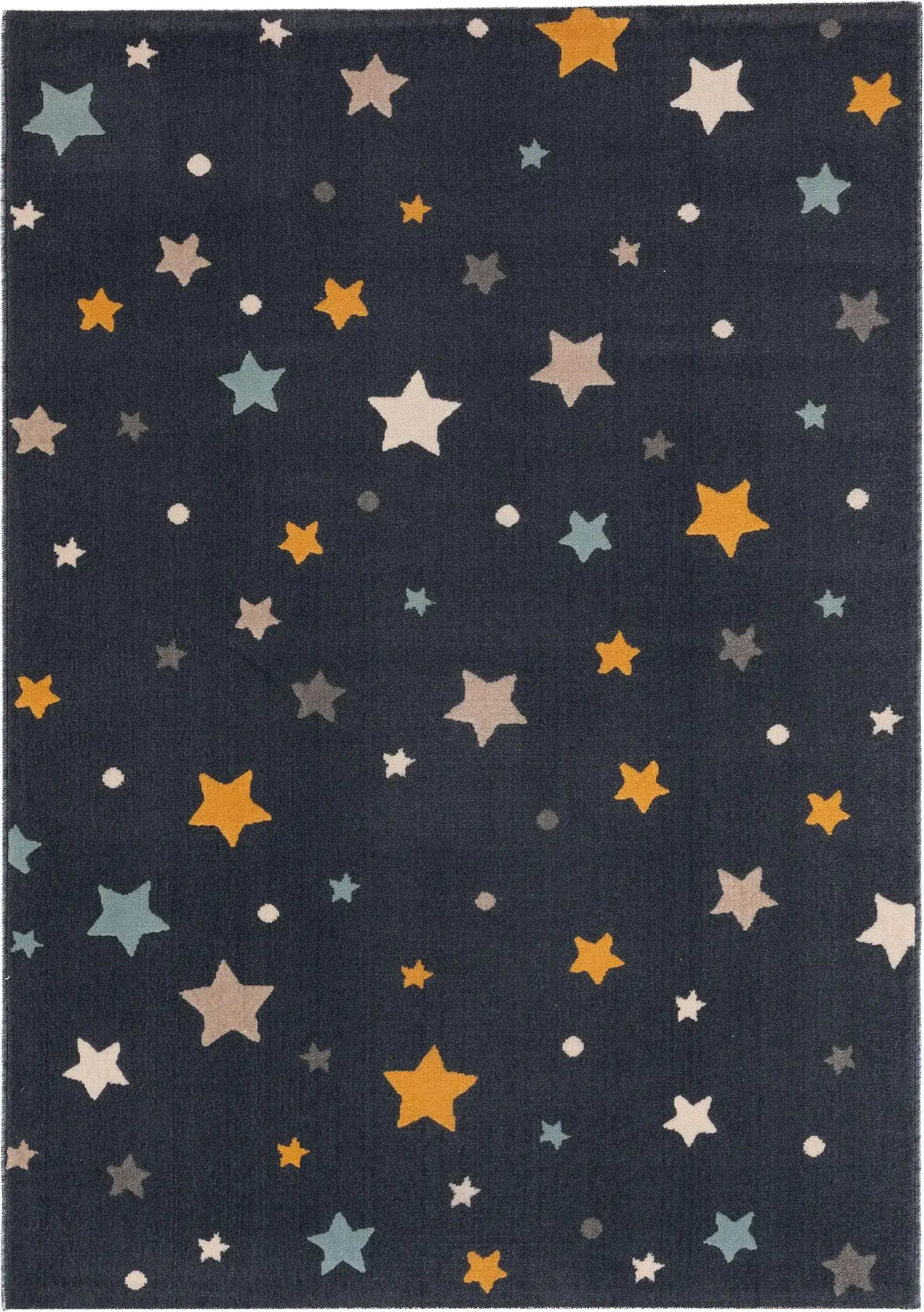 Teppich aus 100% Polypropylen in Blau mit 100% Polypropylen hohem Flor von Lytte