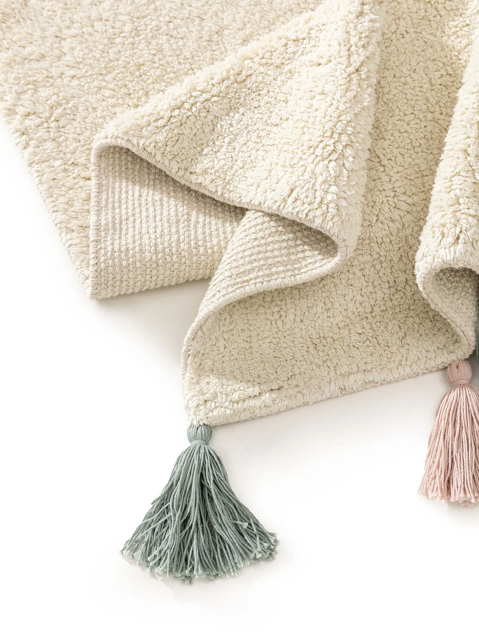Tappeto Malu di 100% Cotone in Beige di Lytte