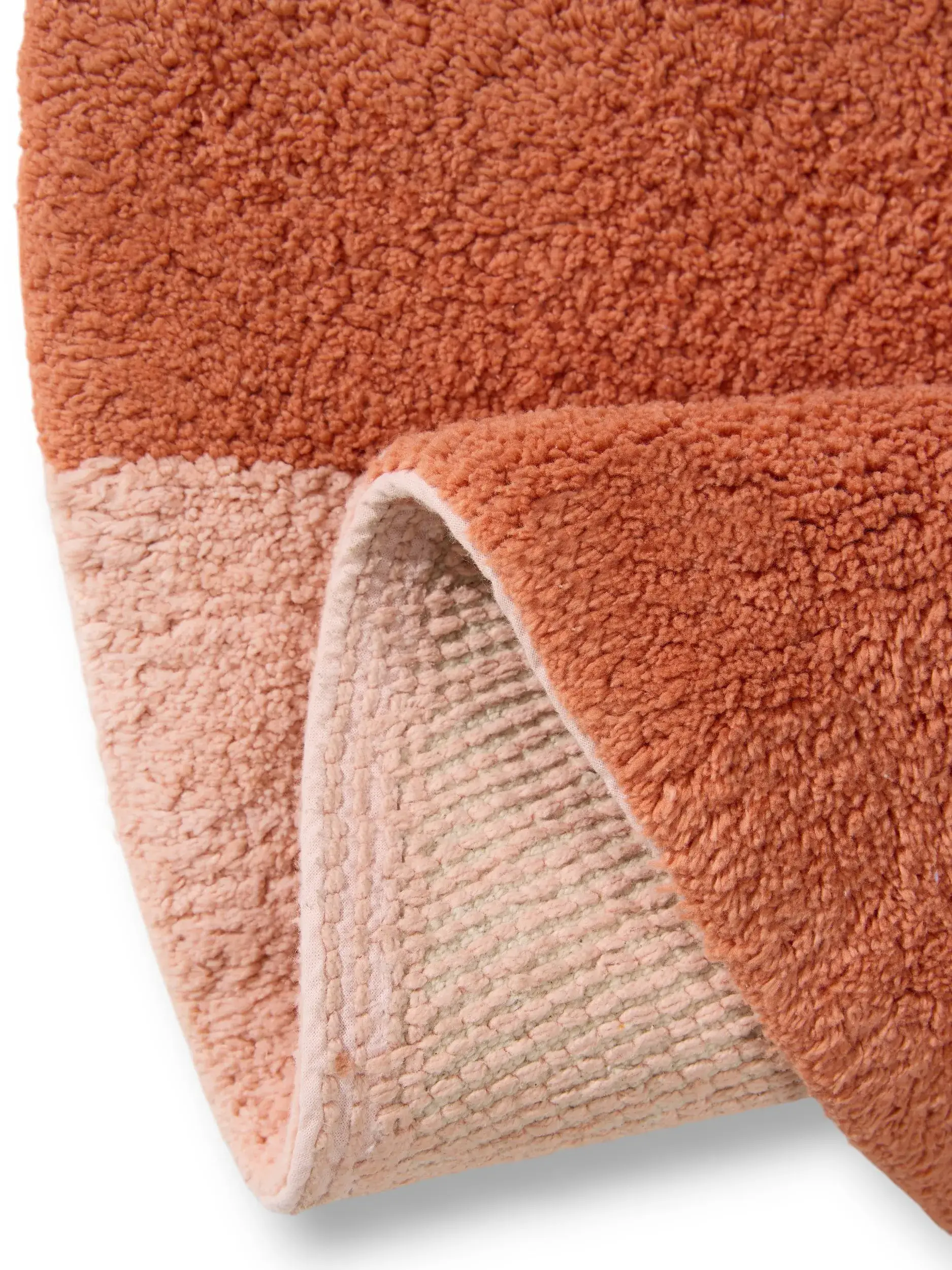 Teppich aus 100% Recyklovaná Bavlna in Růžová mit 100% Recyklovaná Bavlna hohem Flor von Lytte