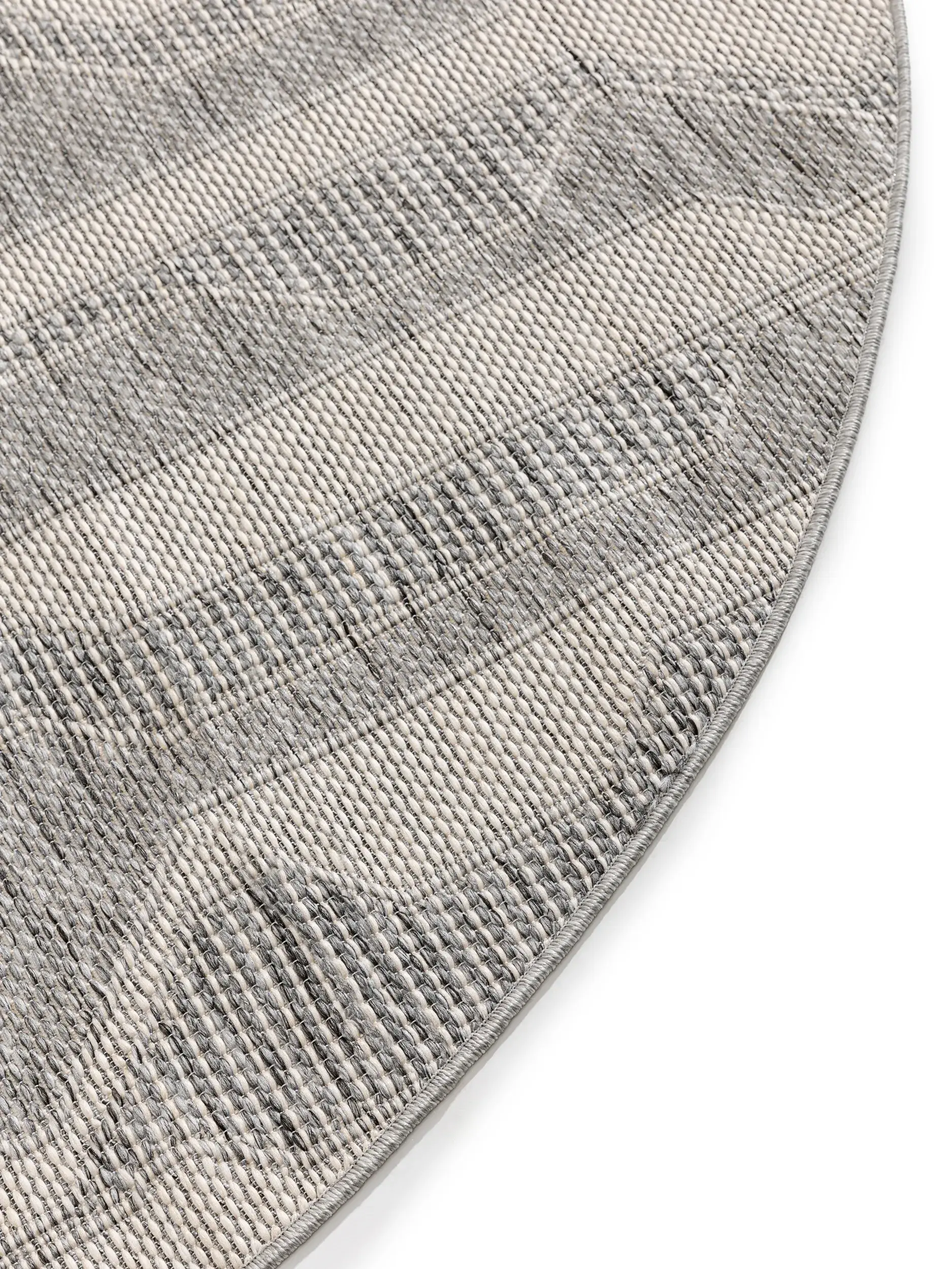 Rug made of 100% Polypropylen in Grey with a 100% Polypropylen high pile by benuta Nest