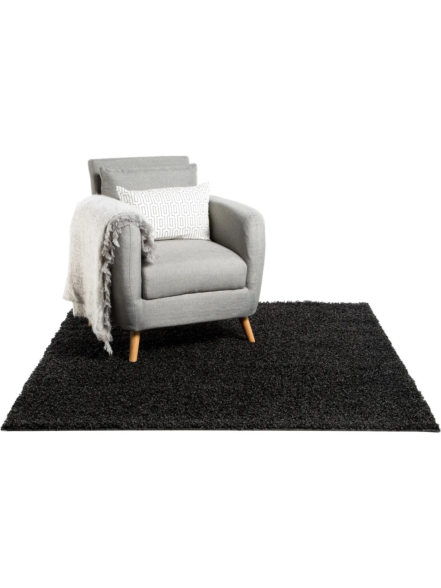 Tapis Swirls en 100% Polypropylène en Gris de benuta