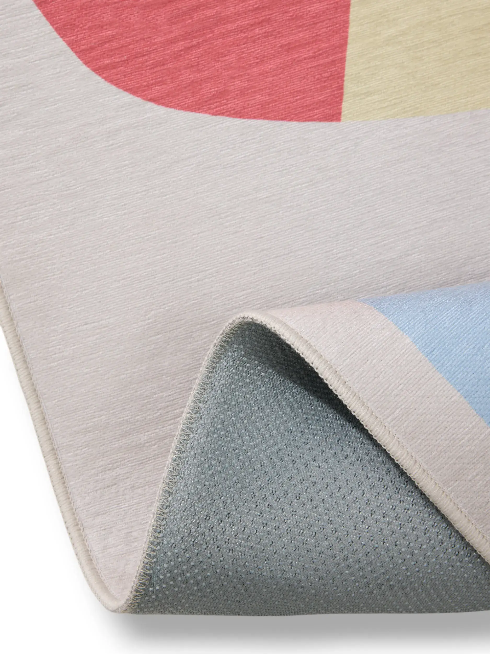 Rug made of 100% Polyester in Multicolour with a 100% Polyester high pile by Lytte