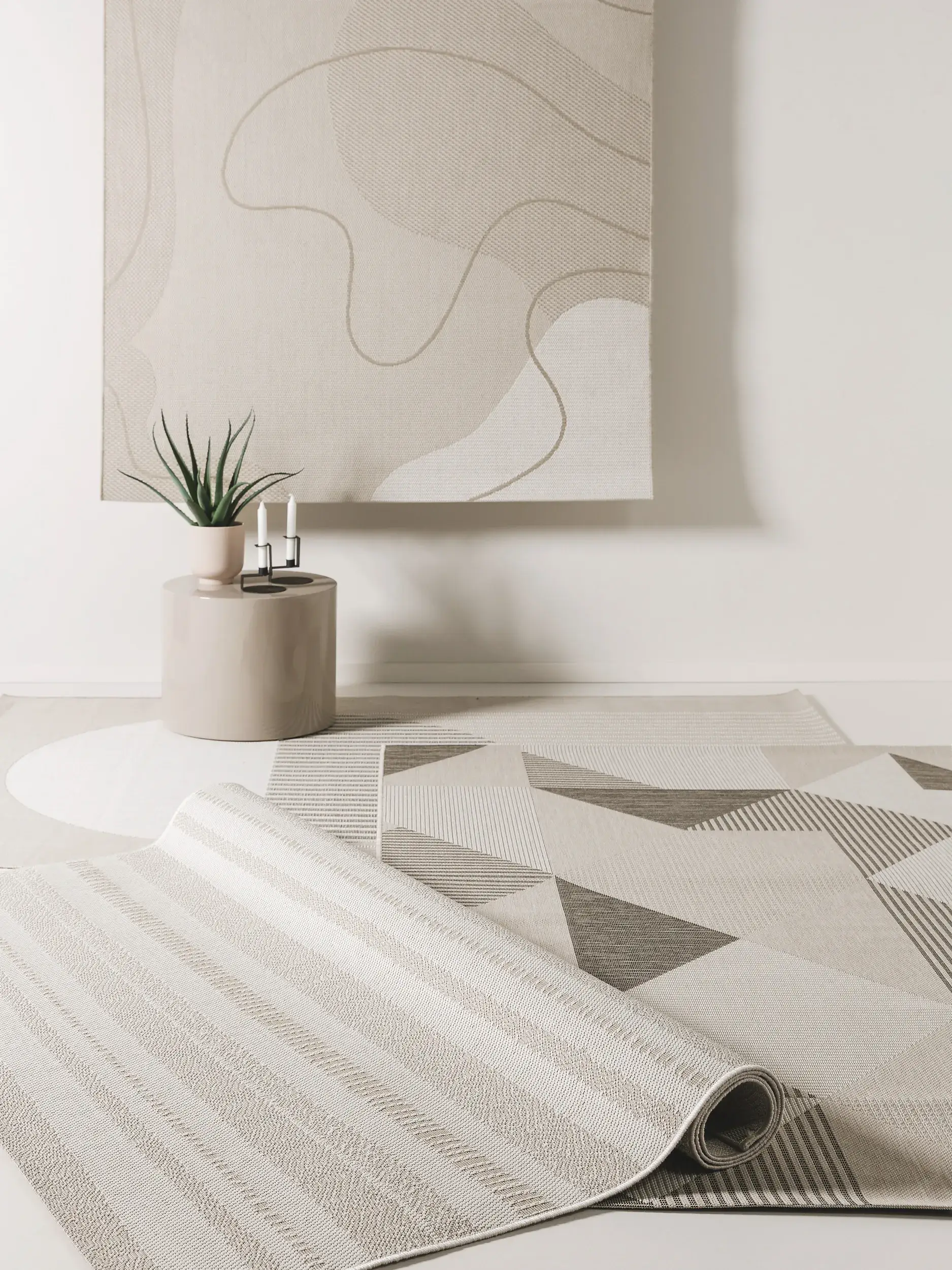 Teppich Anuk aus 100% Polypropylen in Beige von benuta Pop