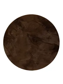 Tappeto in peluche sintetico Furry Marrone