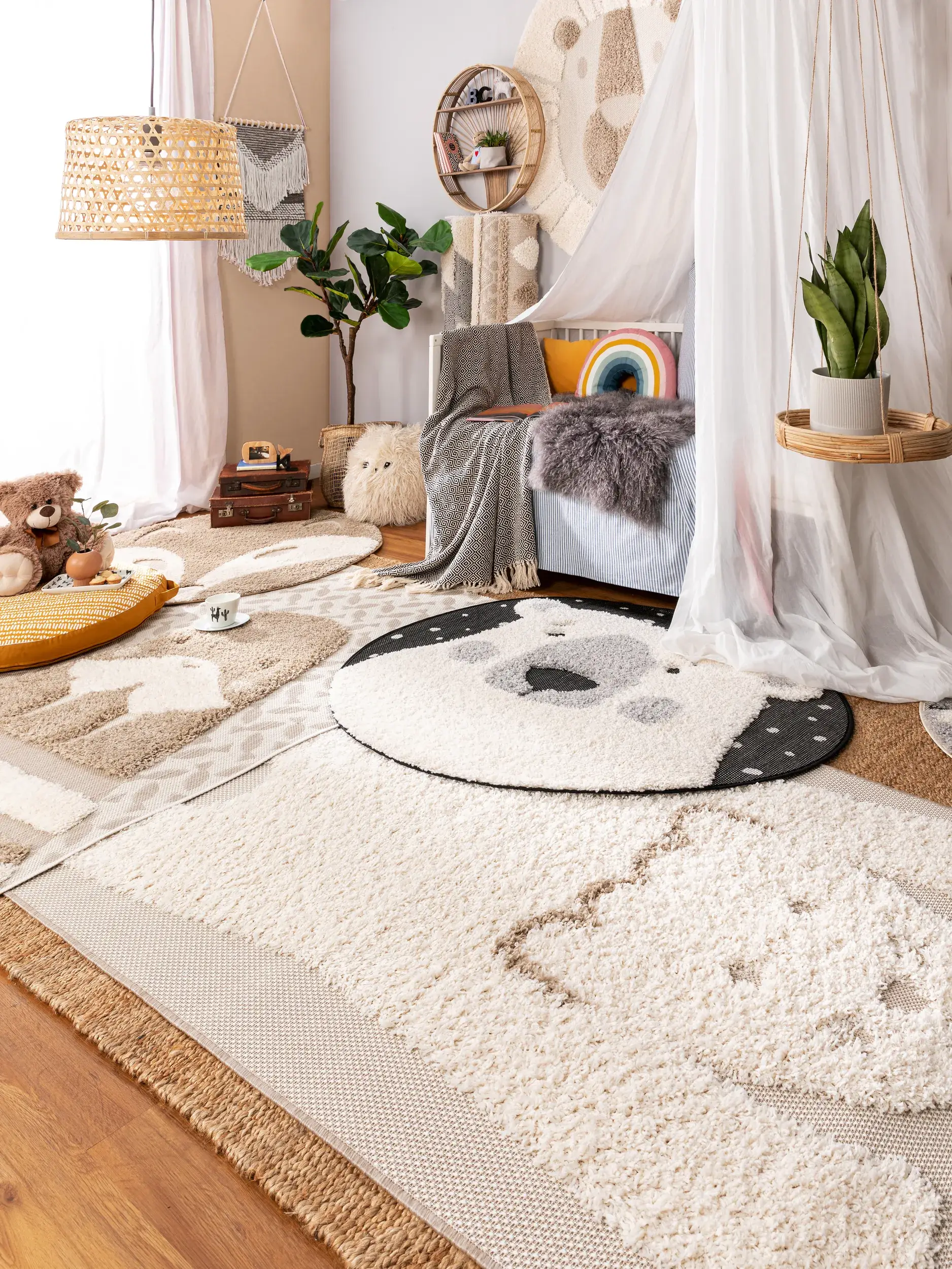 Alfombra Carlo de 100% Polipropileno en Beige de Lytte
