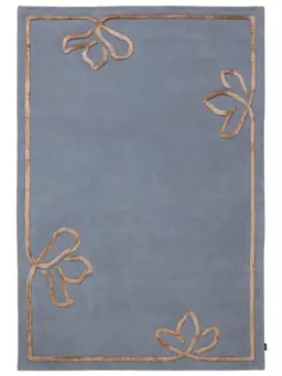 Tapis en laine Sakura Bleu