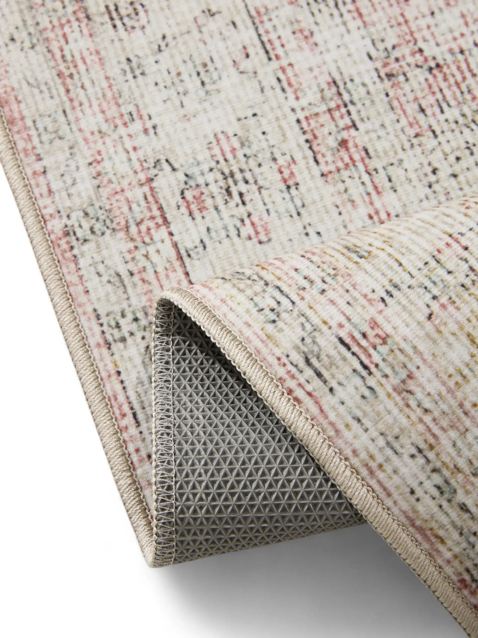 Teppe av 100% Polyester i Beige med 100% Polyester høy lugg fra benuta Basic