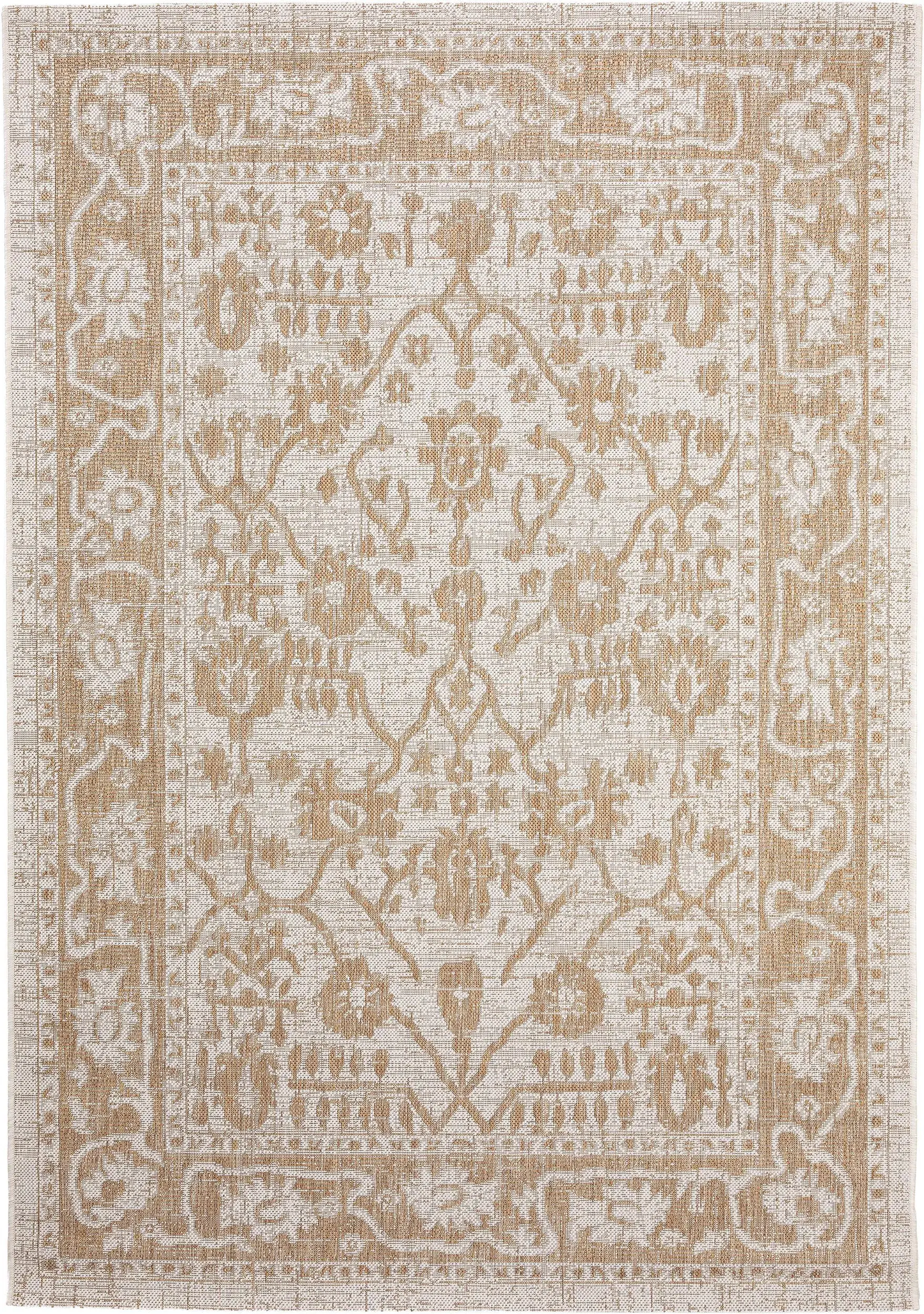 Matto 100% Polypropylena värissä Beige 100% Polypropylen korkealla nukalla merkiltä benuta