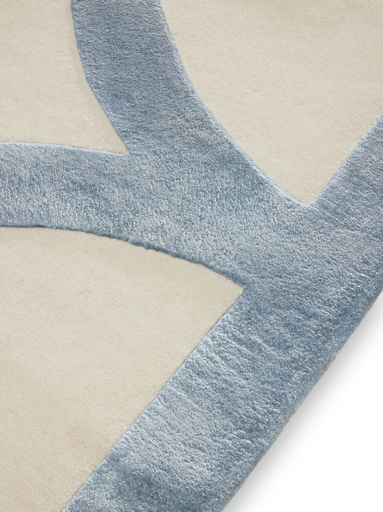 Tæppe Maxim af 65% Uld, 35% Lyocell (Tencel™) i Beige fra benuta Finest