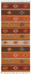 Met de hand geweven Kilim Zohra Veelkleurig