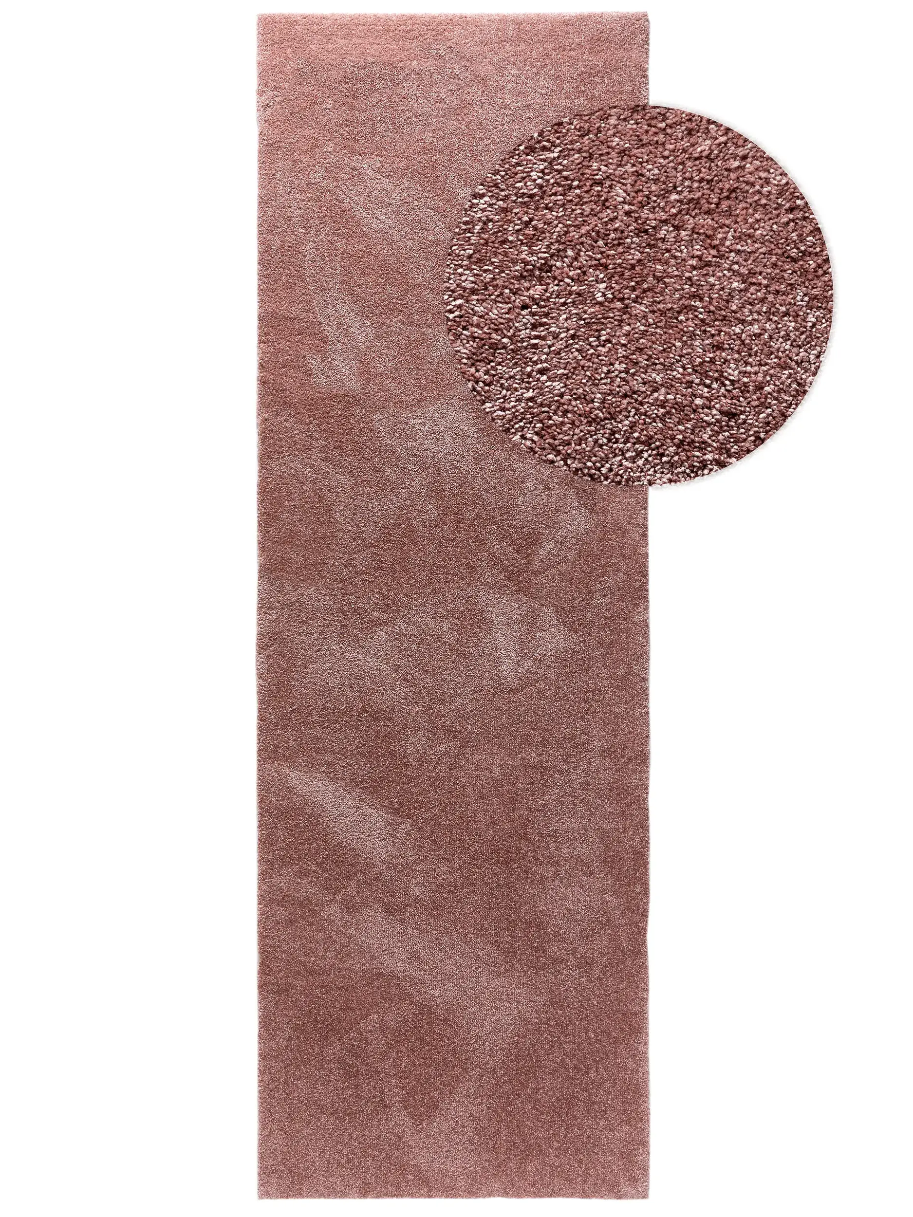 Matto 100% Polypropylena värissä Rosa 100% Polypropylen korkealla nukalla merkiltä benuta Nest