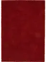 Alfombra pelo largo Swirls Rosso oscuro