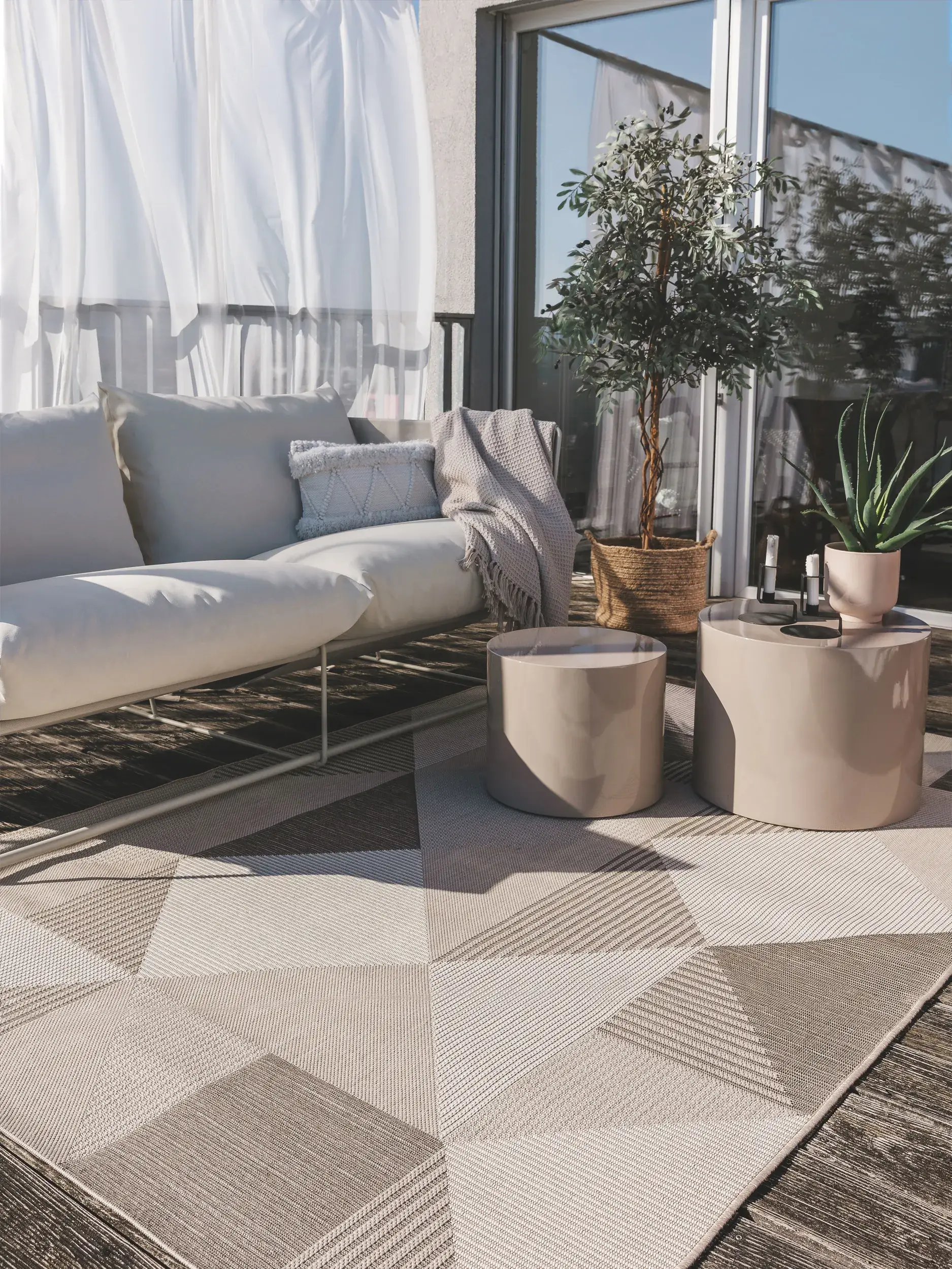 Tappeto Anuk di 100% Polipropilene in Beige di benuta POP
