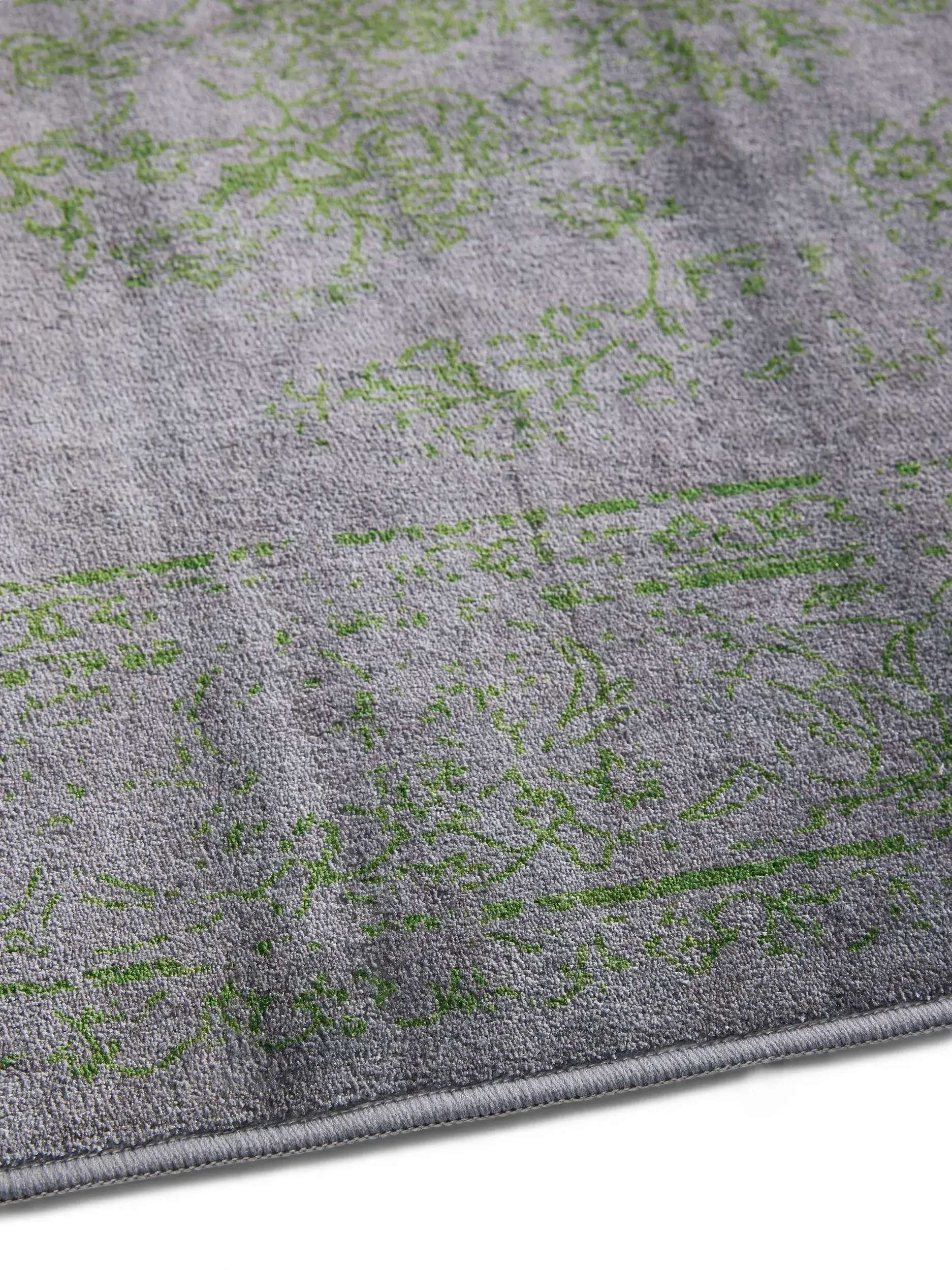 Teppe av 100% Polyester i Grau med 100% Polyester høy lugg fra benuta Nest