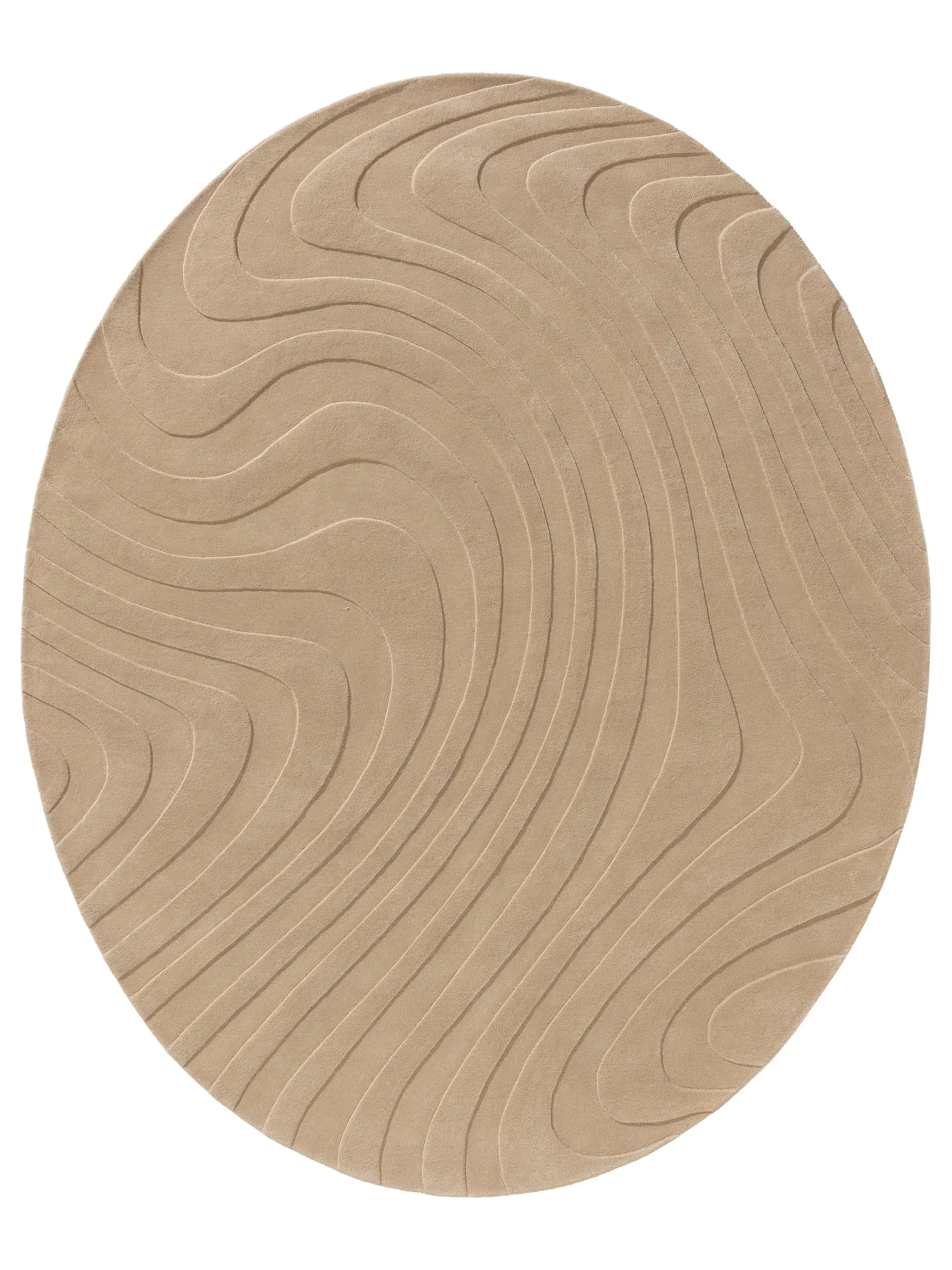 Wollteppich Magma Beige von 