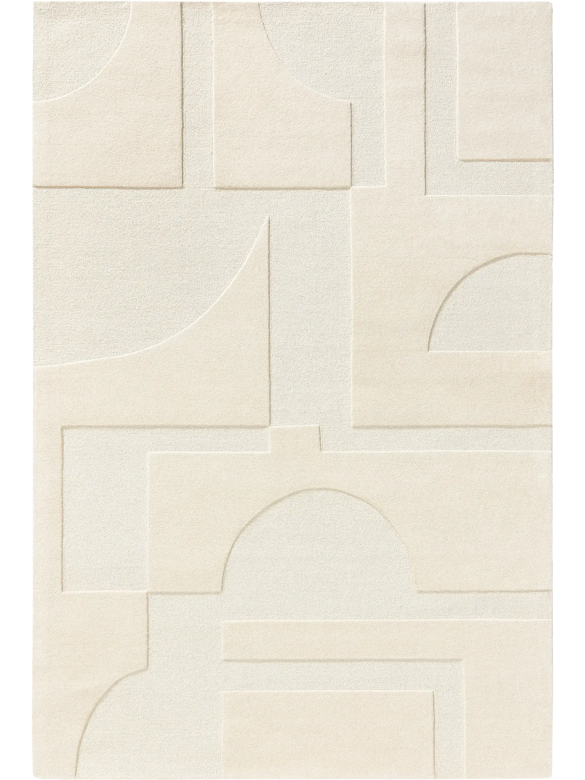 Wollteppich Logan Cream von 