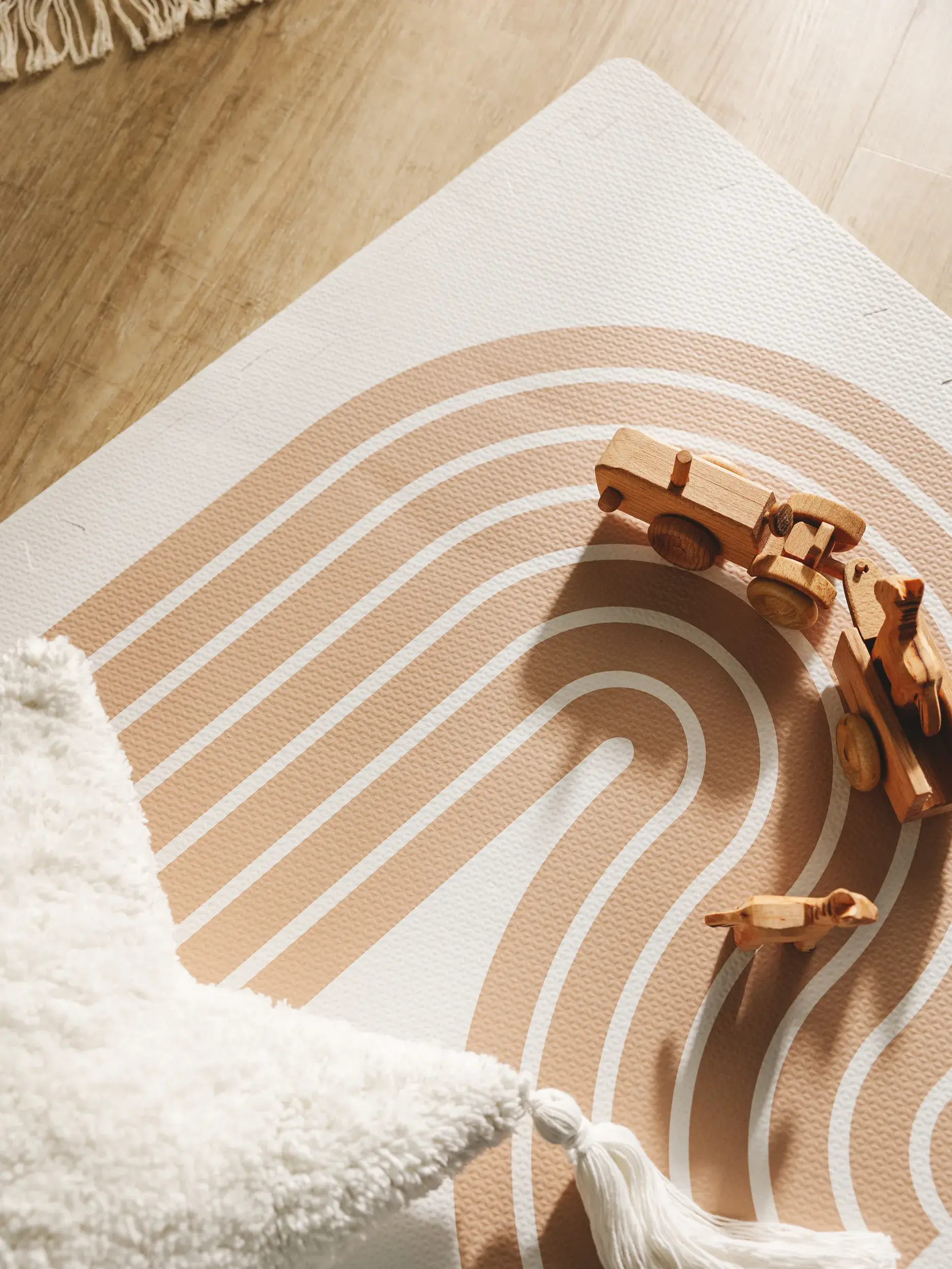 Spielmatte Archie Beige im Design Kindermotive aus  von Lytte