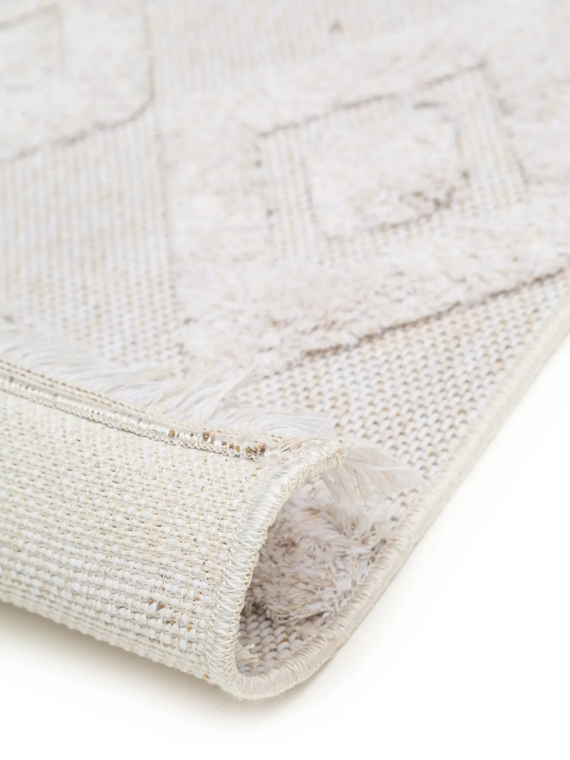 Teppich Oslo aus 100% Baumwolle in Beige von benuta Pop