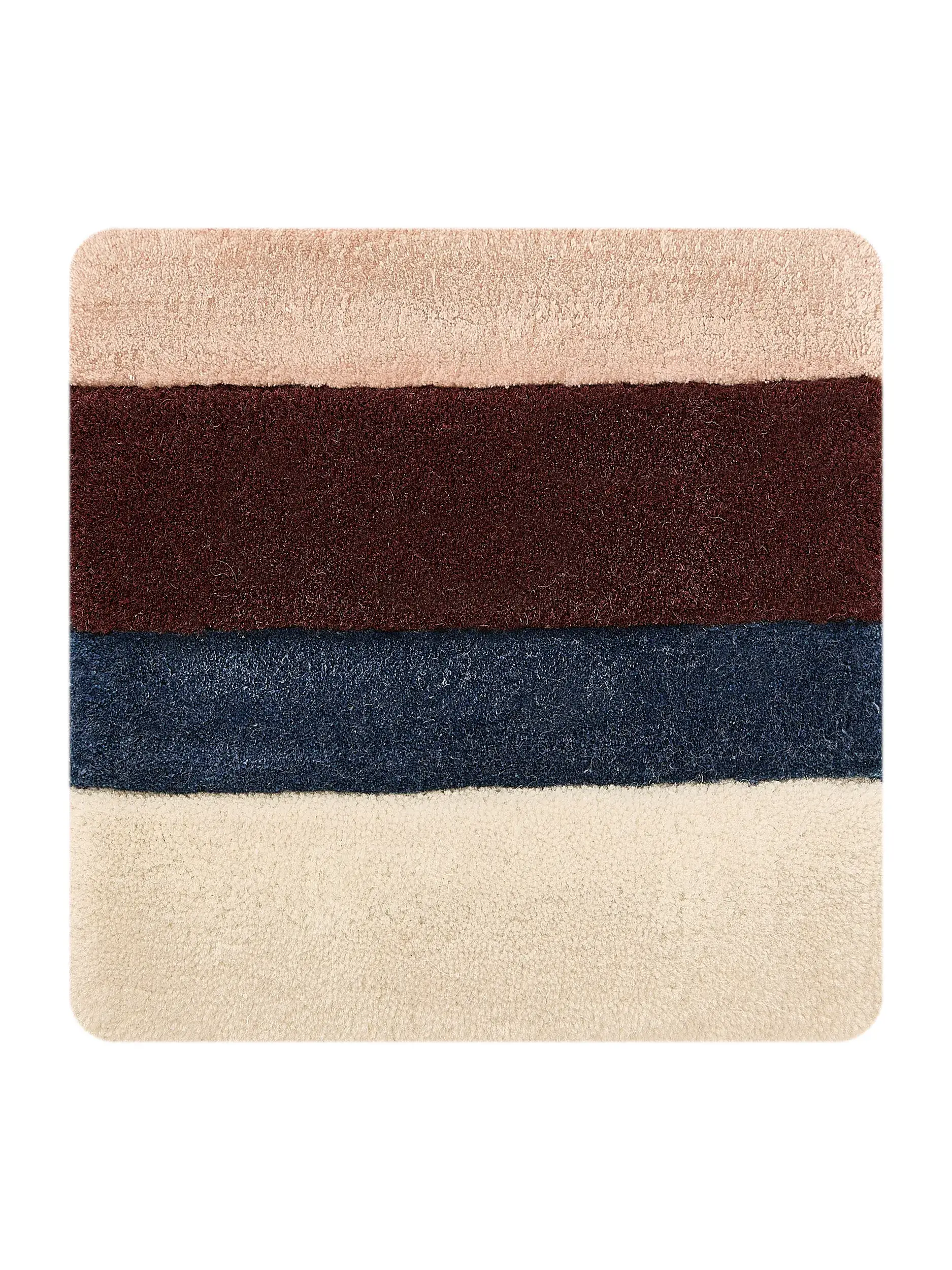 Alfombra Ora de 95% Lana, 5% Lyocell (TENCEL™) en Multicolor de benuta Finest