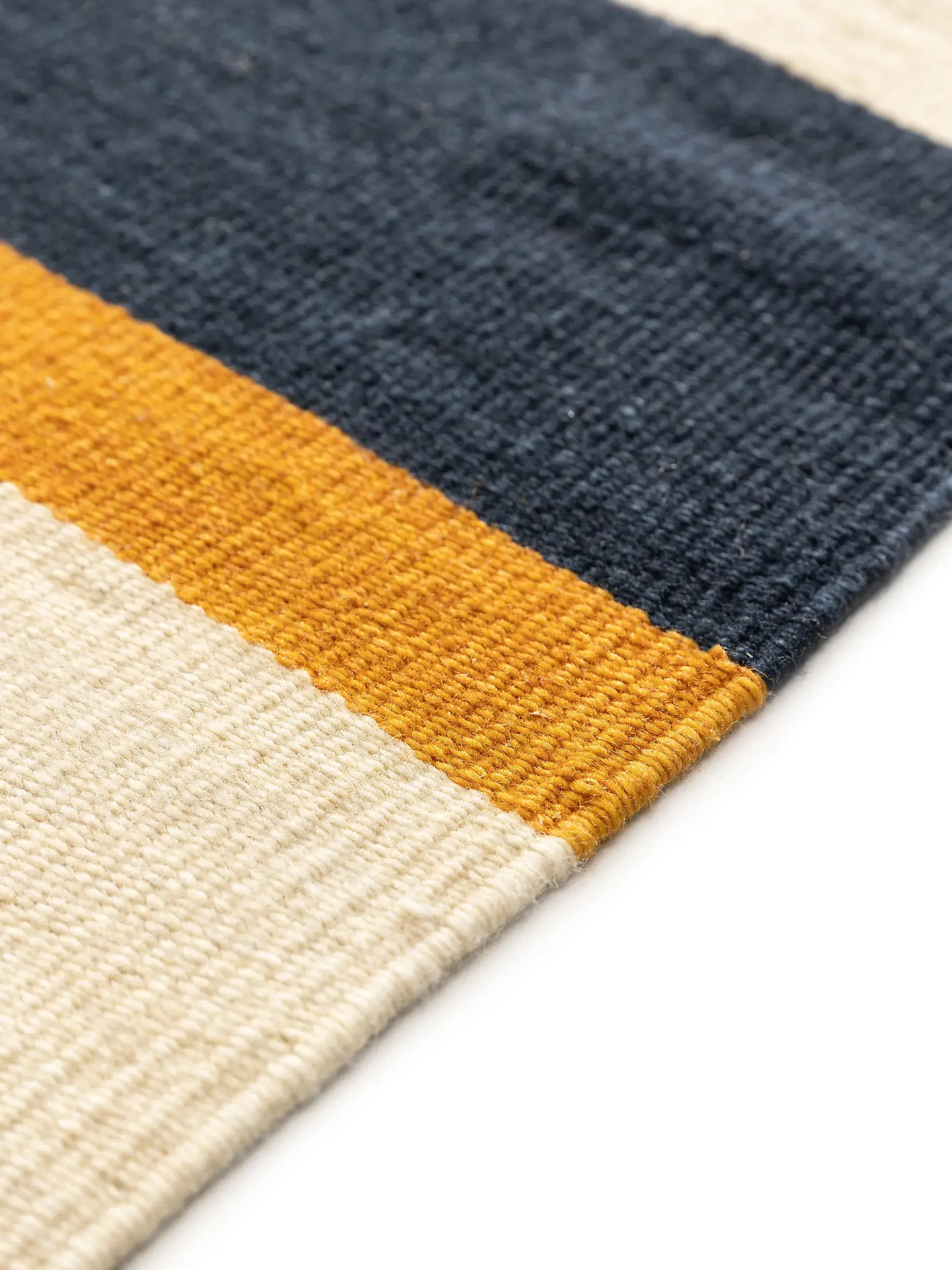 Teppich aus 80% Wolle, 20% Baumwolle in Multicolor mit 80% Wolle, 20% Baumwolle hohem Flor von benuta Nest
