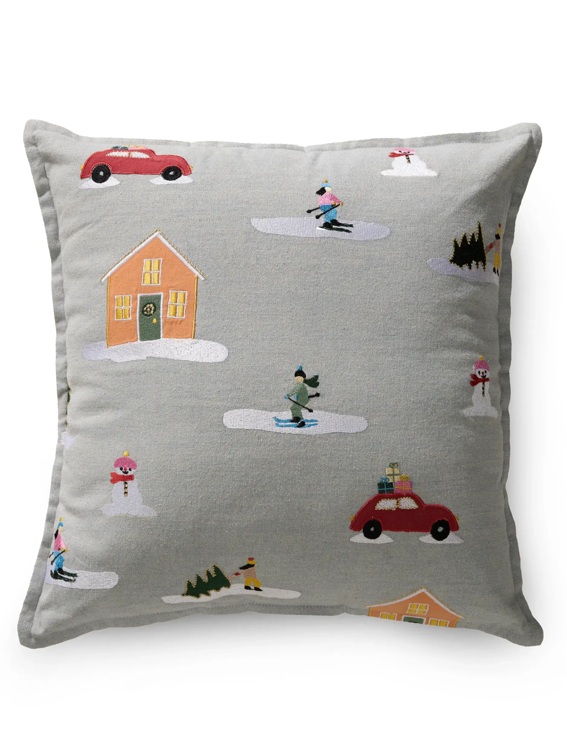 Kerstkussen Joyful Blauw van benuta