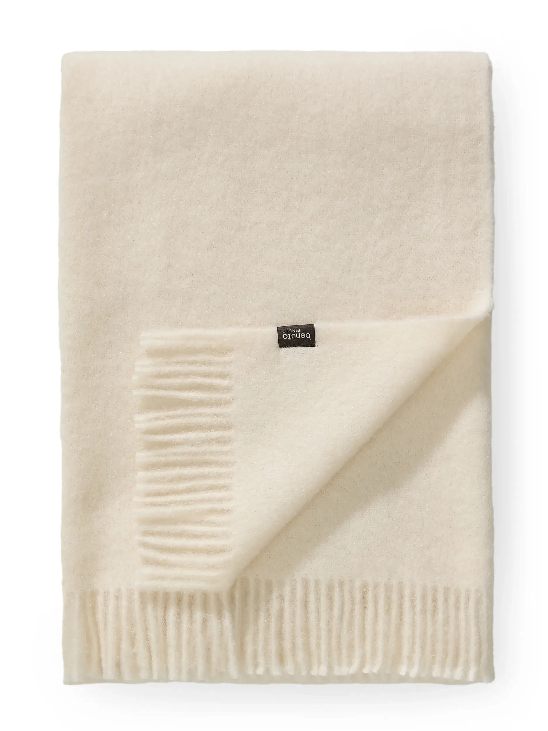 Tæppe Otis Cremehvid fra benuta Finest