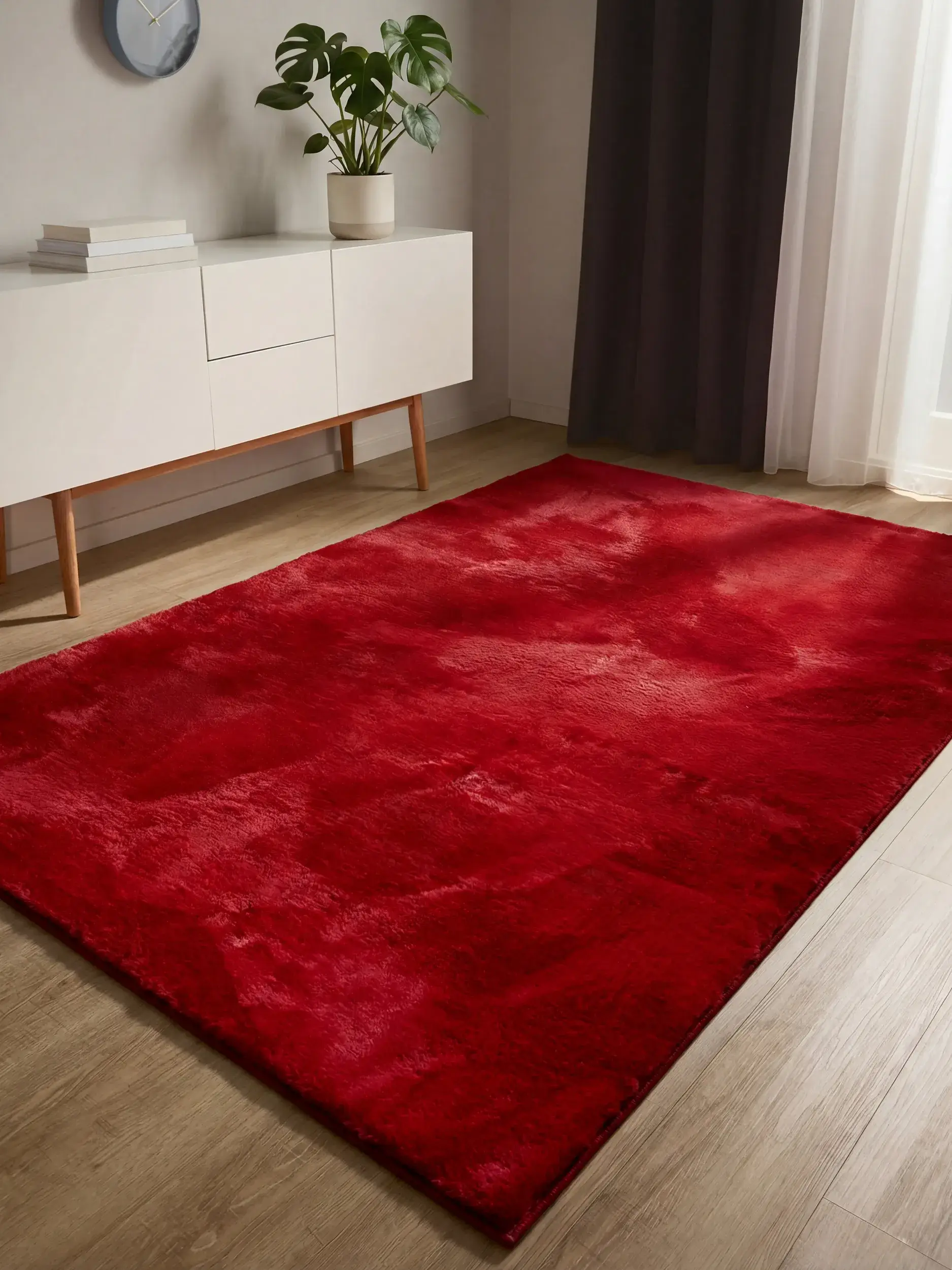 Teppich Furry aus 100% Polyester in  von benuta Basic