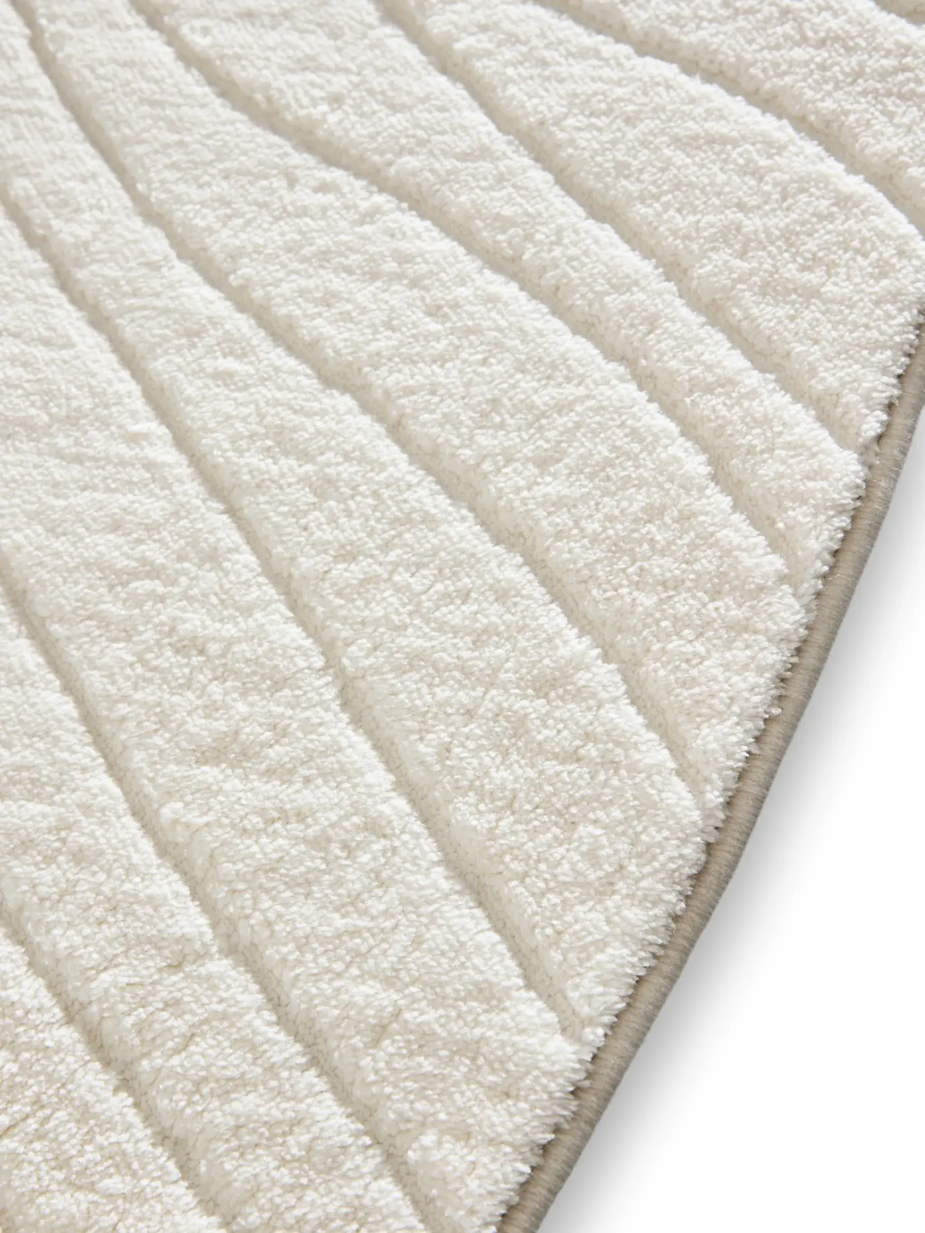 Tapete de 100% Polyester em Beige com pelo de 100% Polyester de altura da benuta Pop