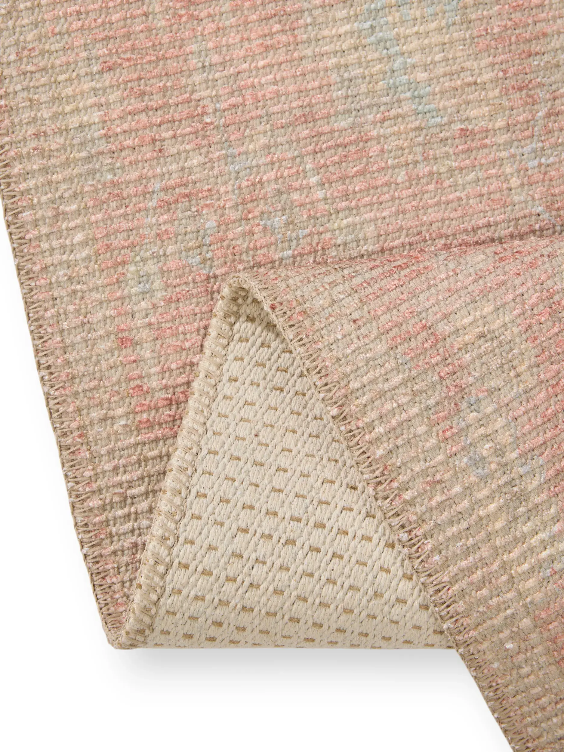 Koberec z 50% Polyester, 50% Polycotton v Rot s vlasem výšky 50% Polyester, 50% Polycotton od benuta Nest