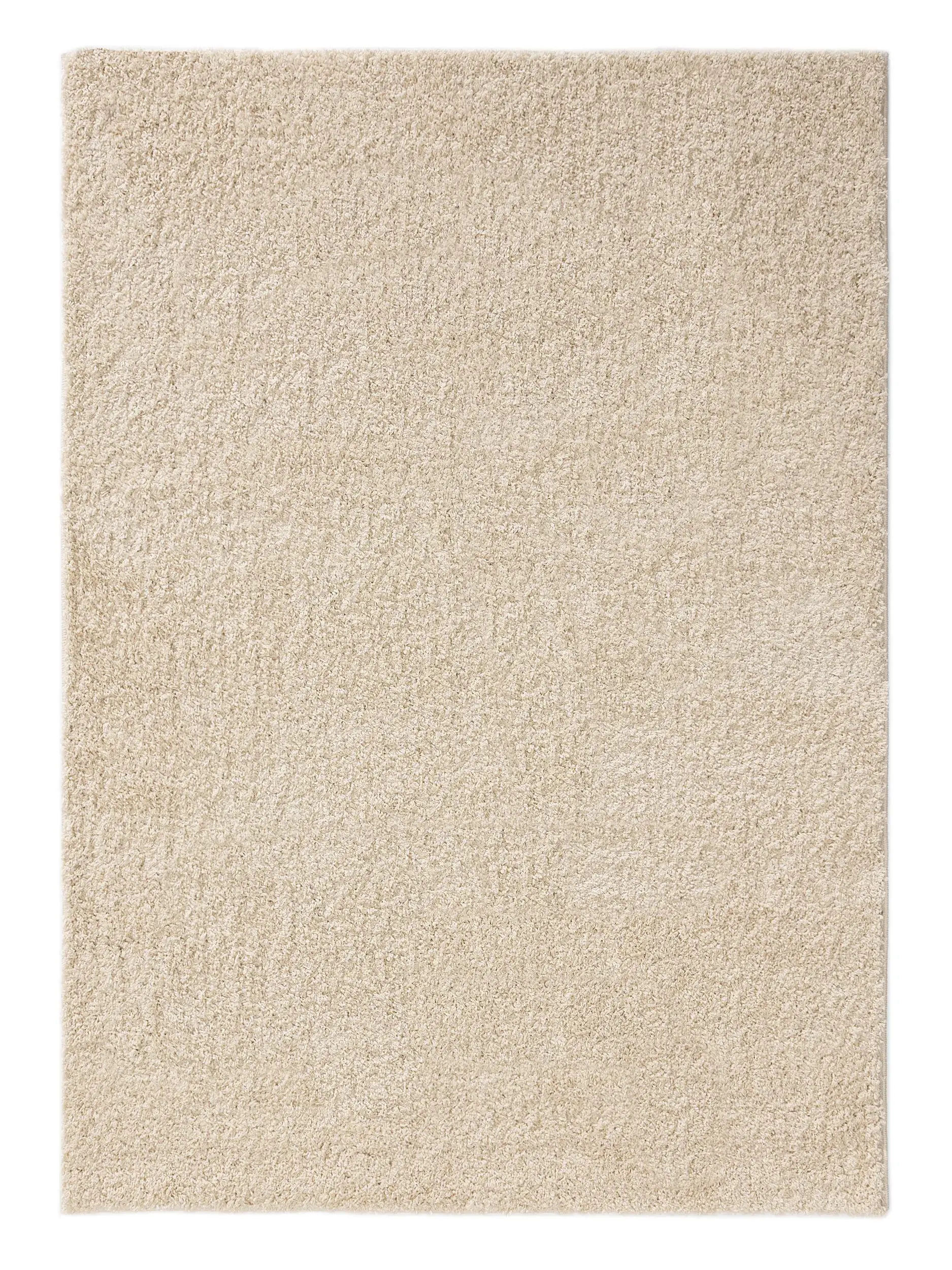 Rug made of 100% Polypropylen in Beige with a 100% Polypropylen high pile by benuta Basic