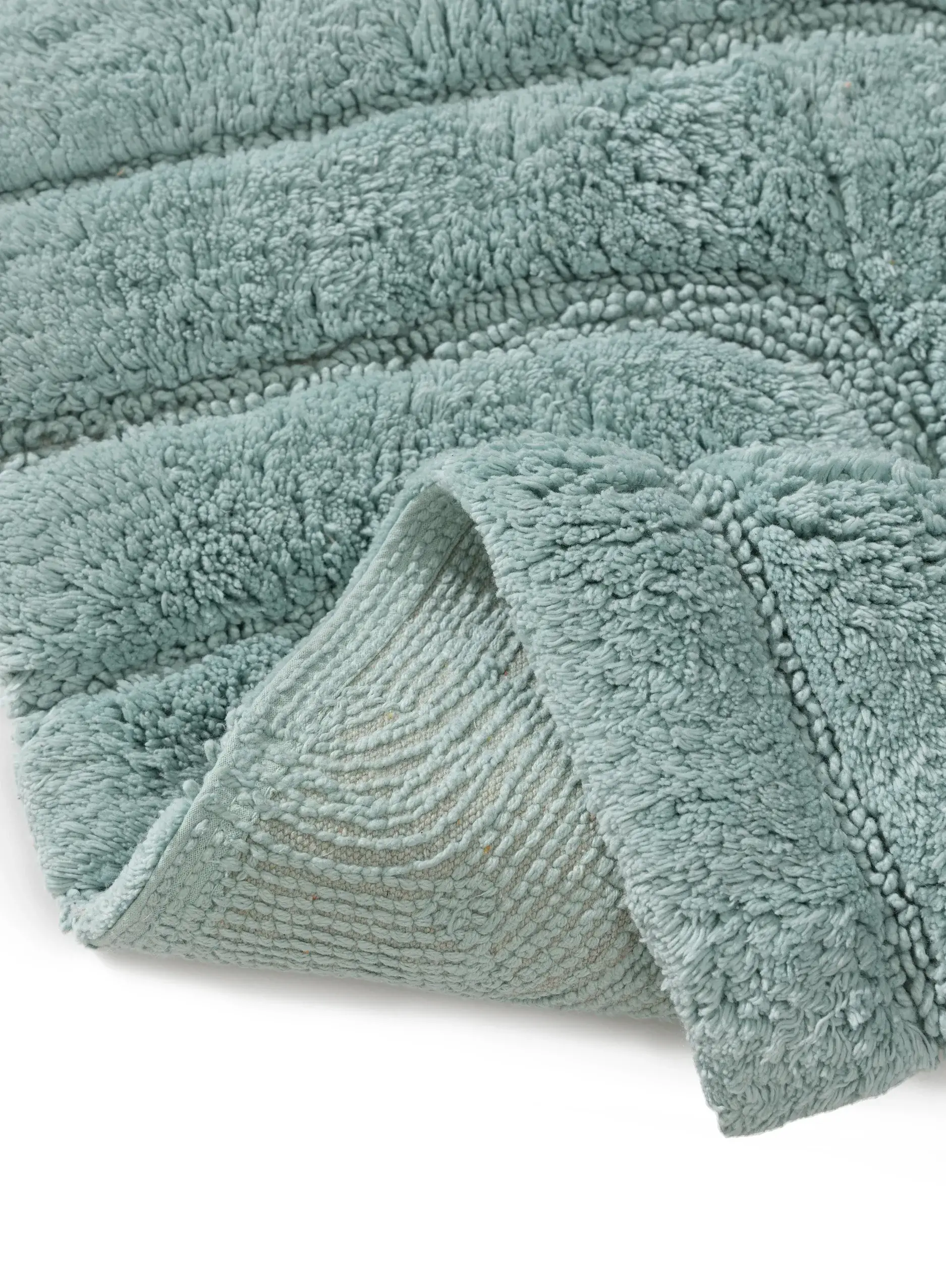 Badematte Dan Blau Geometrisch-suunnittelussa, valmistettu 100% Baumwolleista, benuta Nestin toimesta