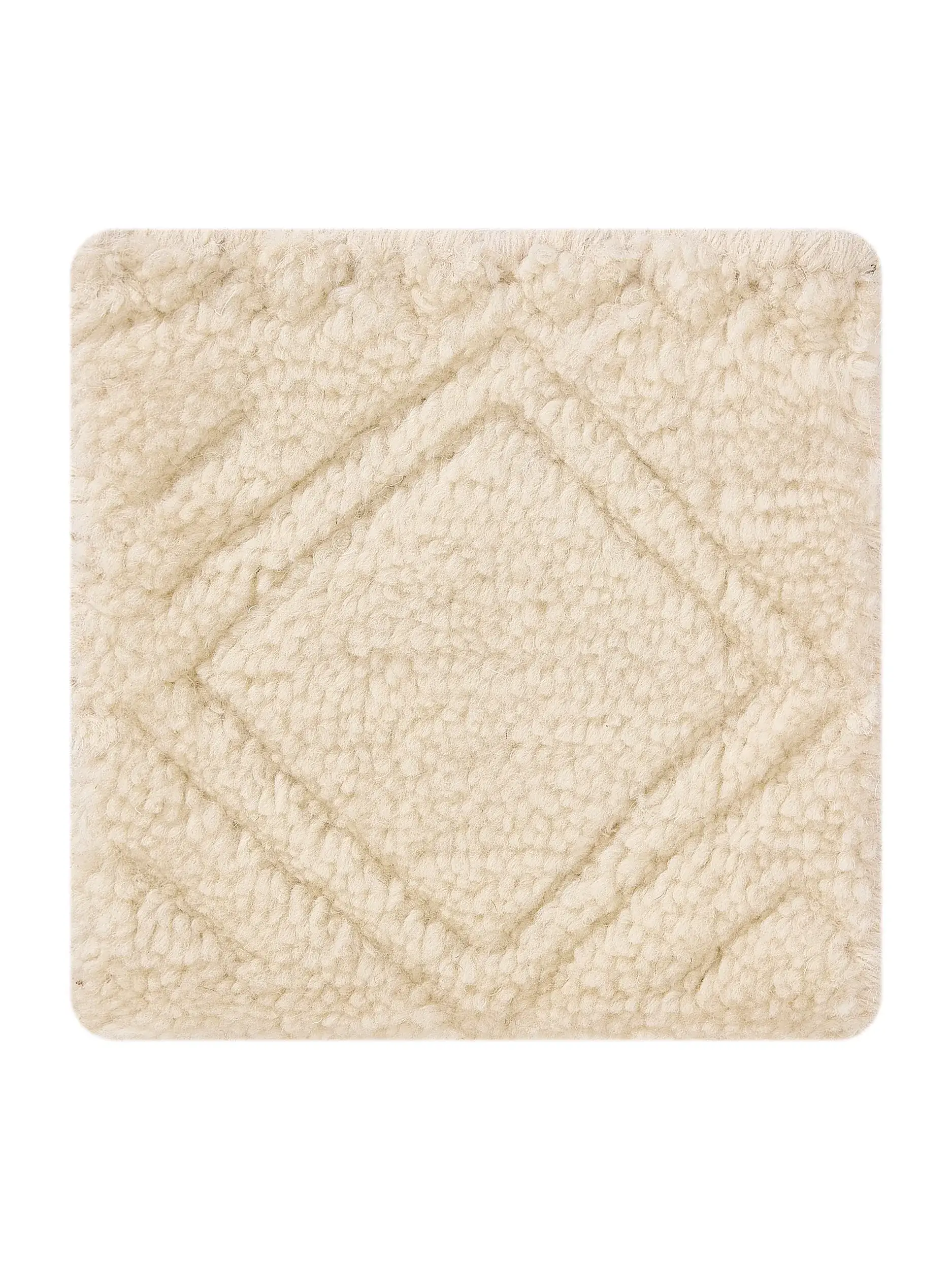 Rug Marcos made of 100% Wool in Beige by benuta Finest