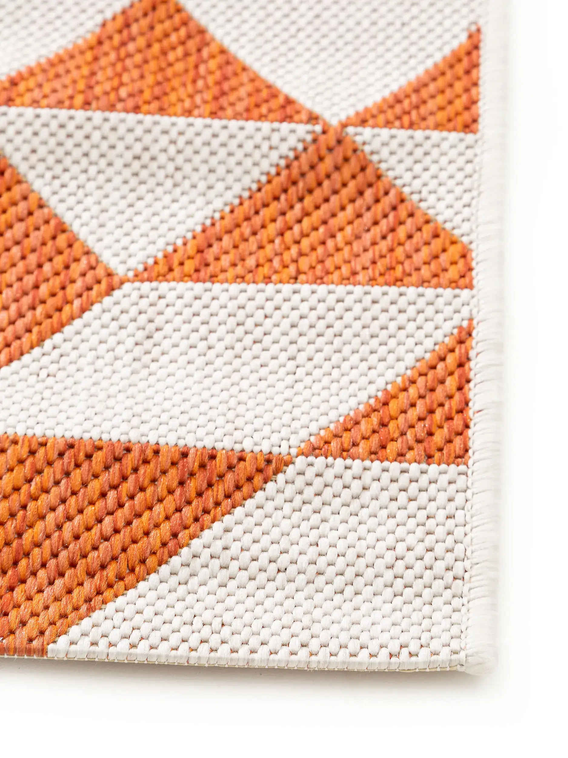 Tappeto di 100% Polipropilene in Arancio con pelo alto 100% Polipropilene da benuta nest
