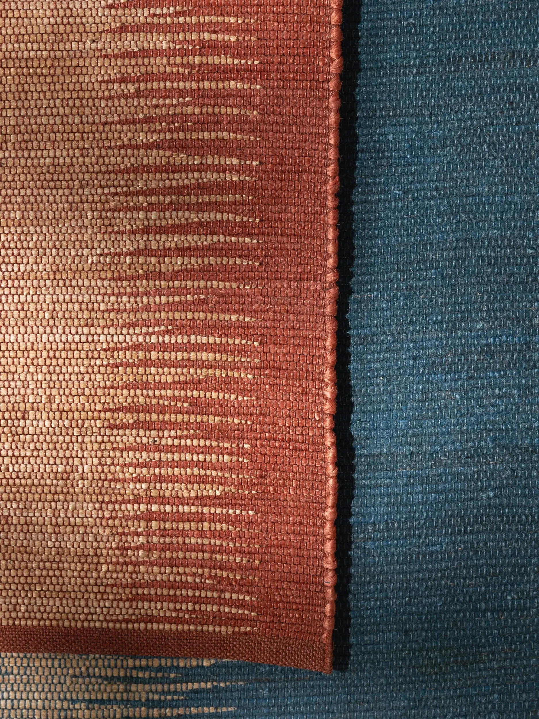 Rug made of 79% Jute, 21% Baumwolle in Braun with a 79% Jute, 21% Baumwolle high pile by benuta Pure