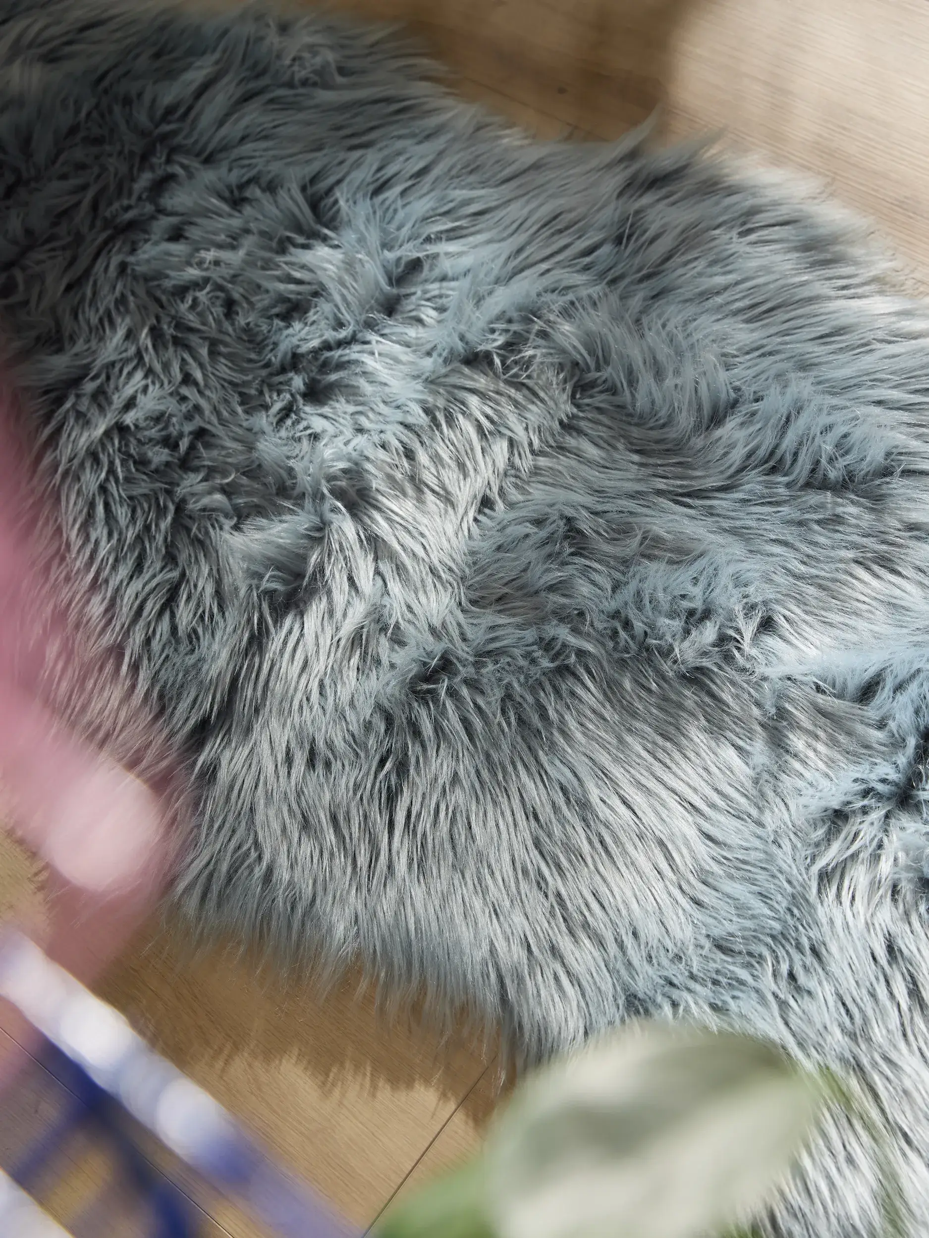Koberec z 70% Polyacryl, 30% Polyester v Blau s vlasem výšky 70% Polyacryl, 30% Polyester od benuta Pop