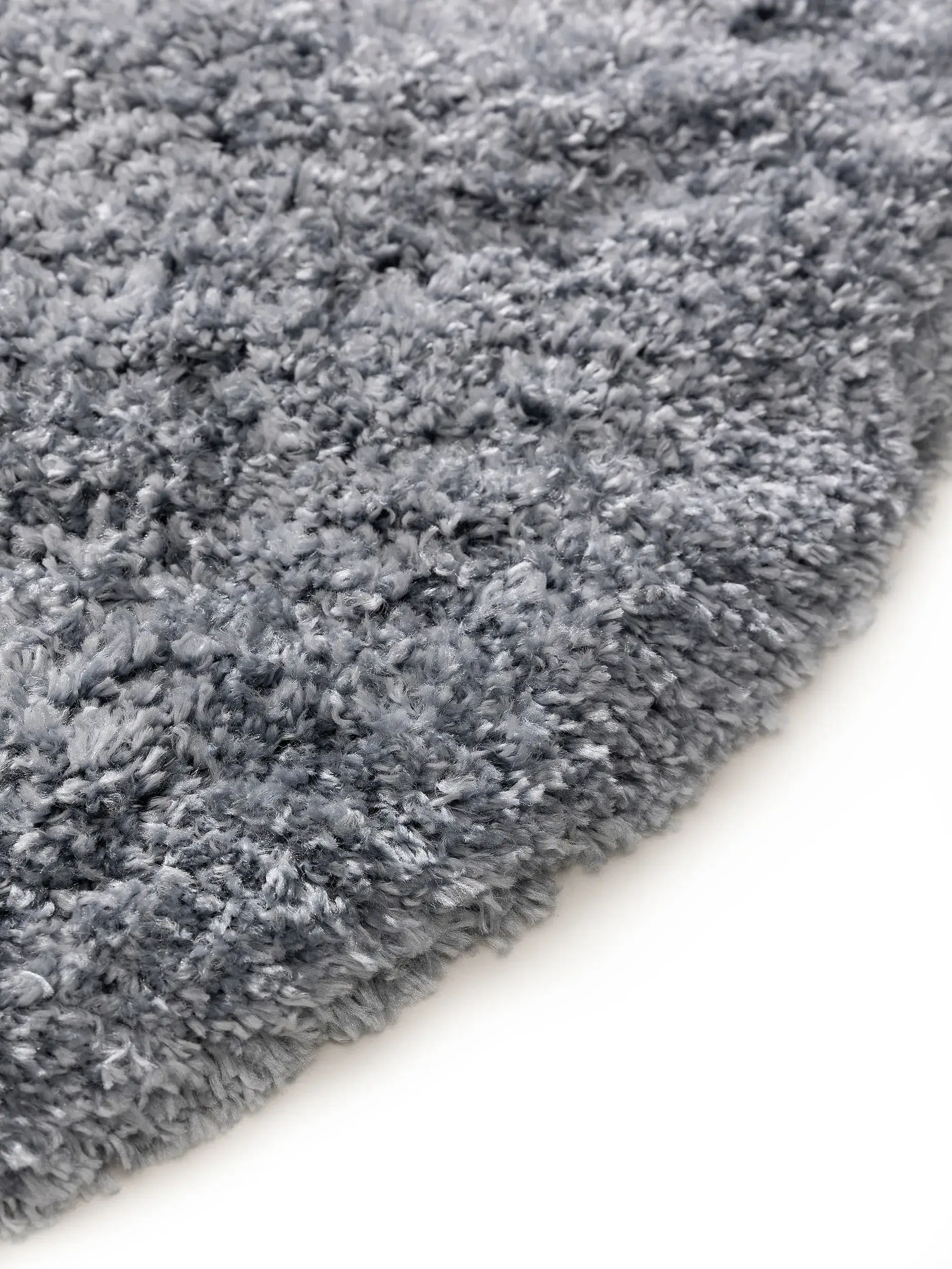 Teppich aus 100% Polypropylen in Blau mit 100% Polypropylen hohem Flor von benuta Pop